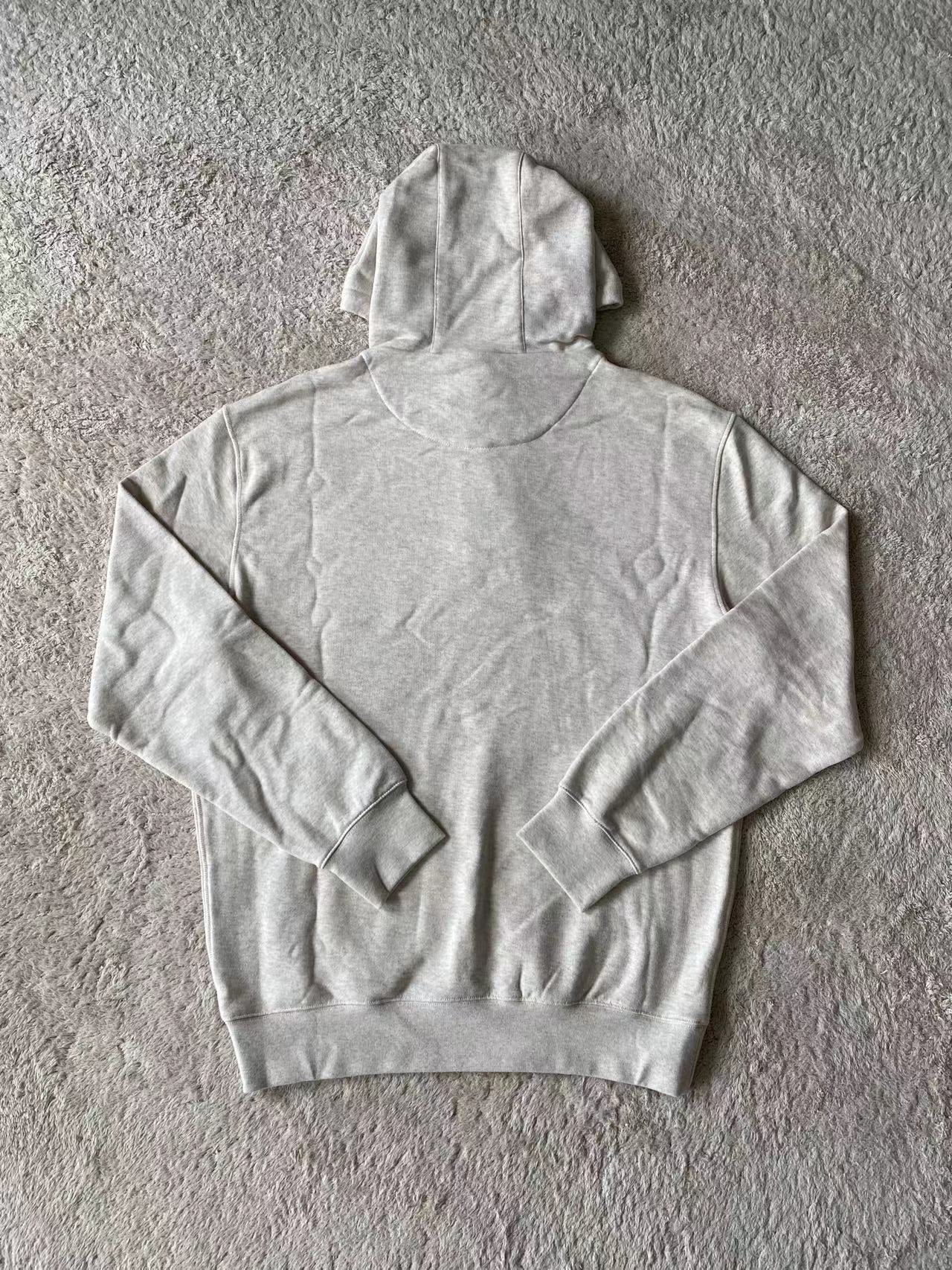 White and Dark blue Hoodie