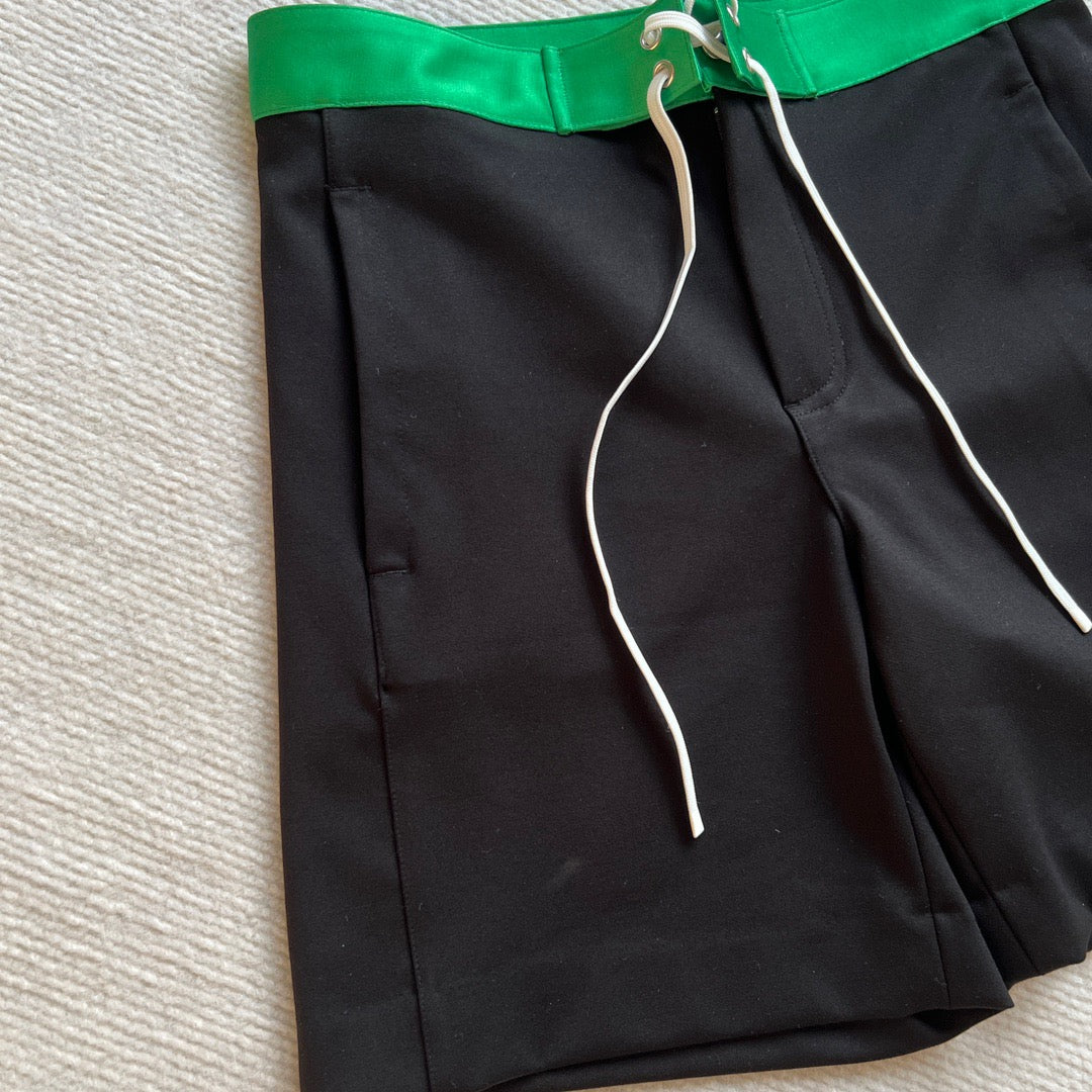 Black green and Blue white Short