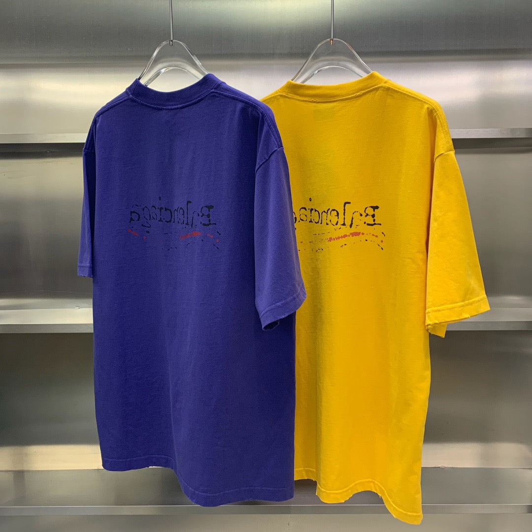 Yellow and Blue T-shirts