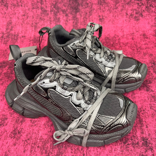 Black grey Shoes