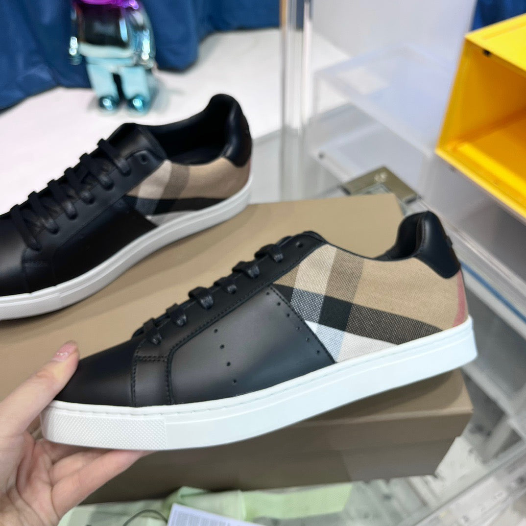 Black white grey Shoes