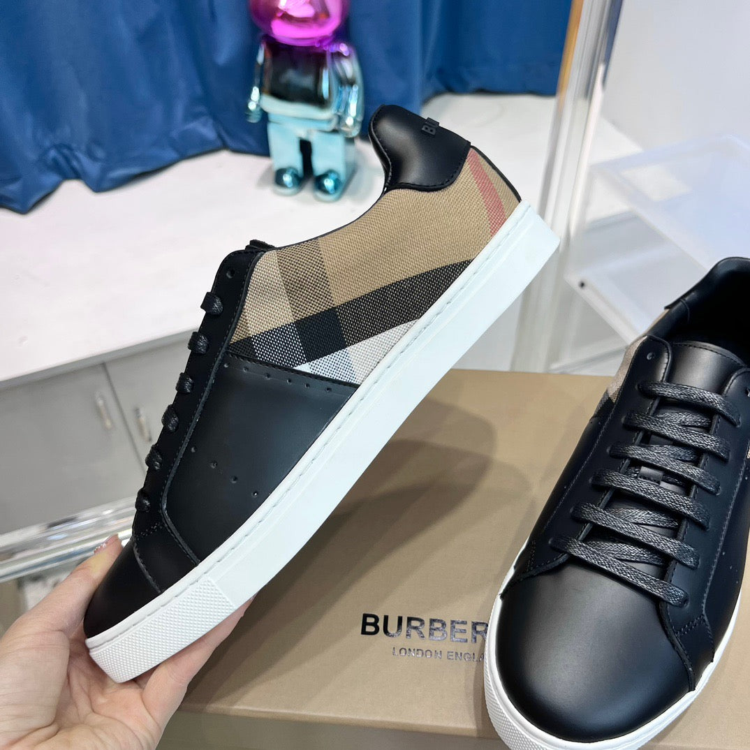 Black white grey Shoes