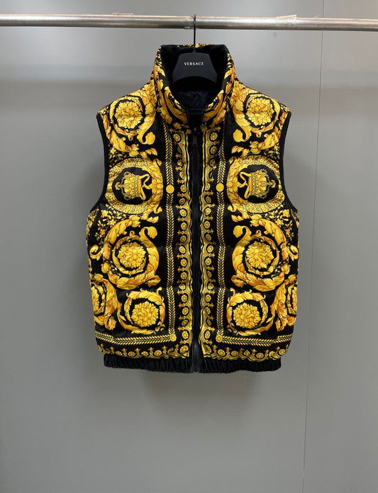 Black gold Vest
