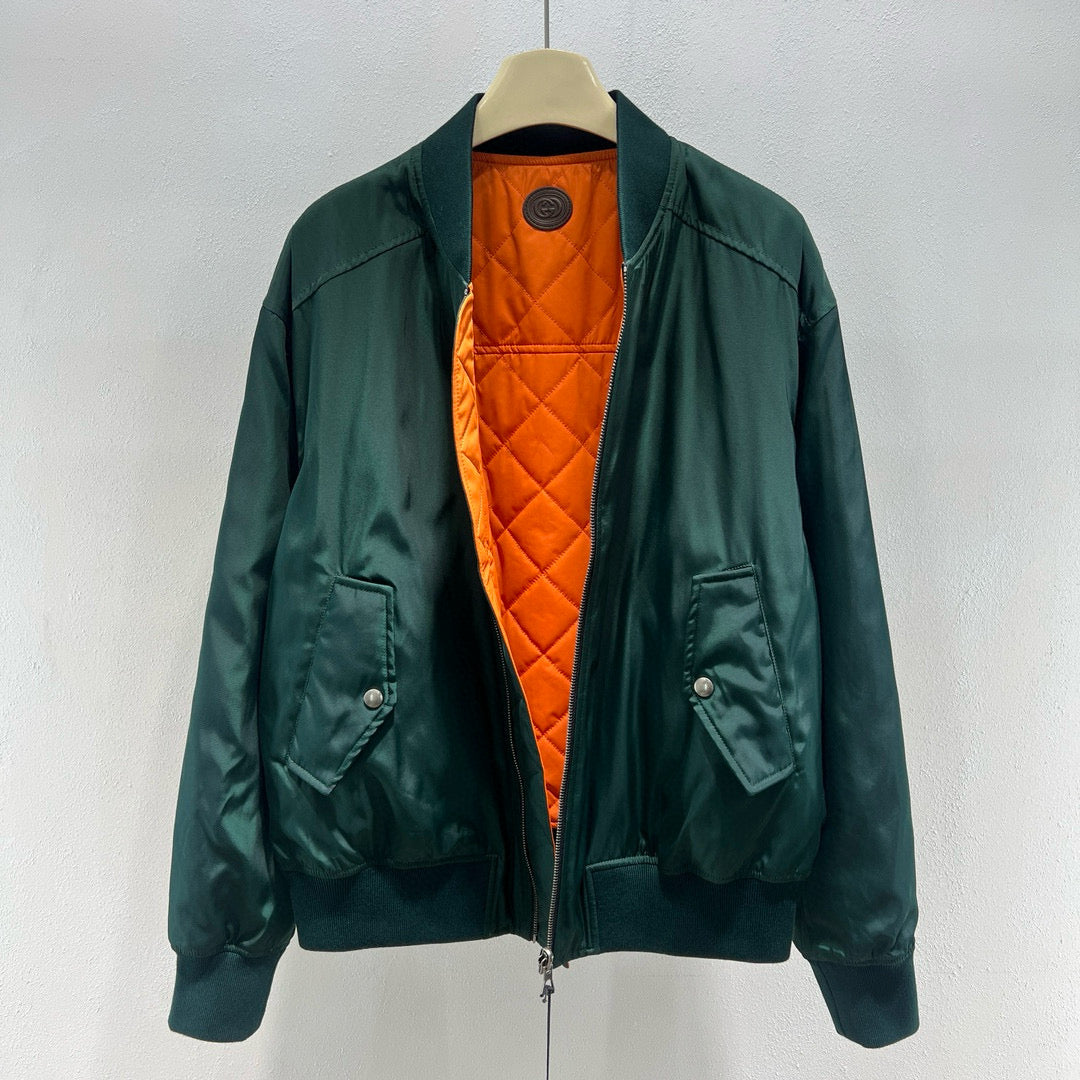 Dark green orange Jacket