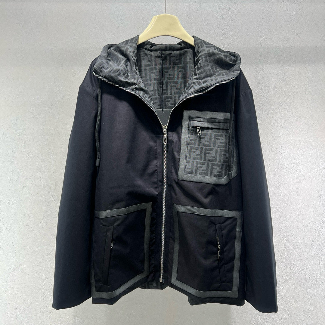 Black grey Jacket