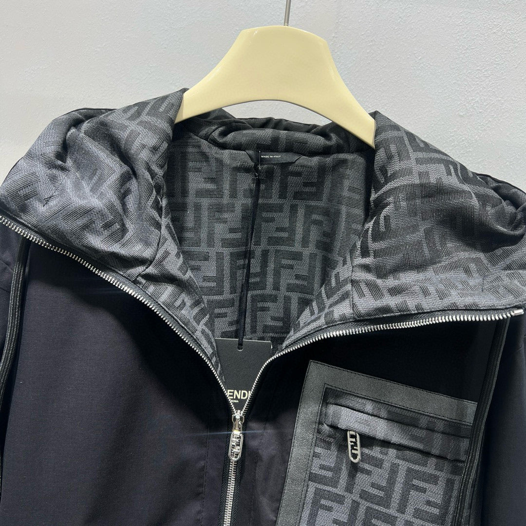 Black grey Jacket