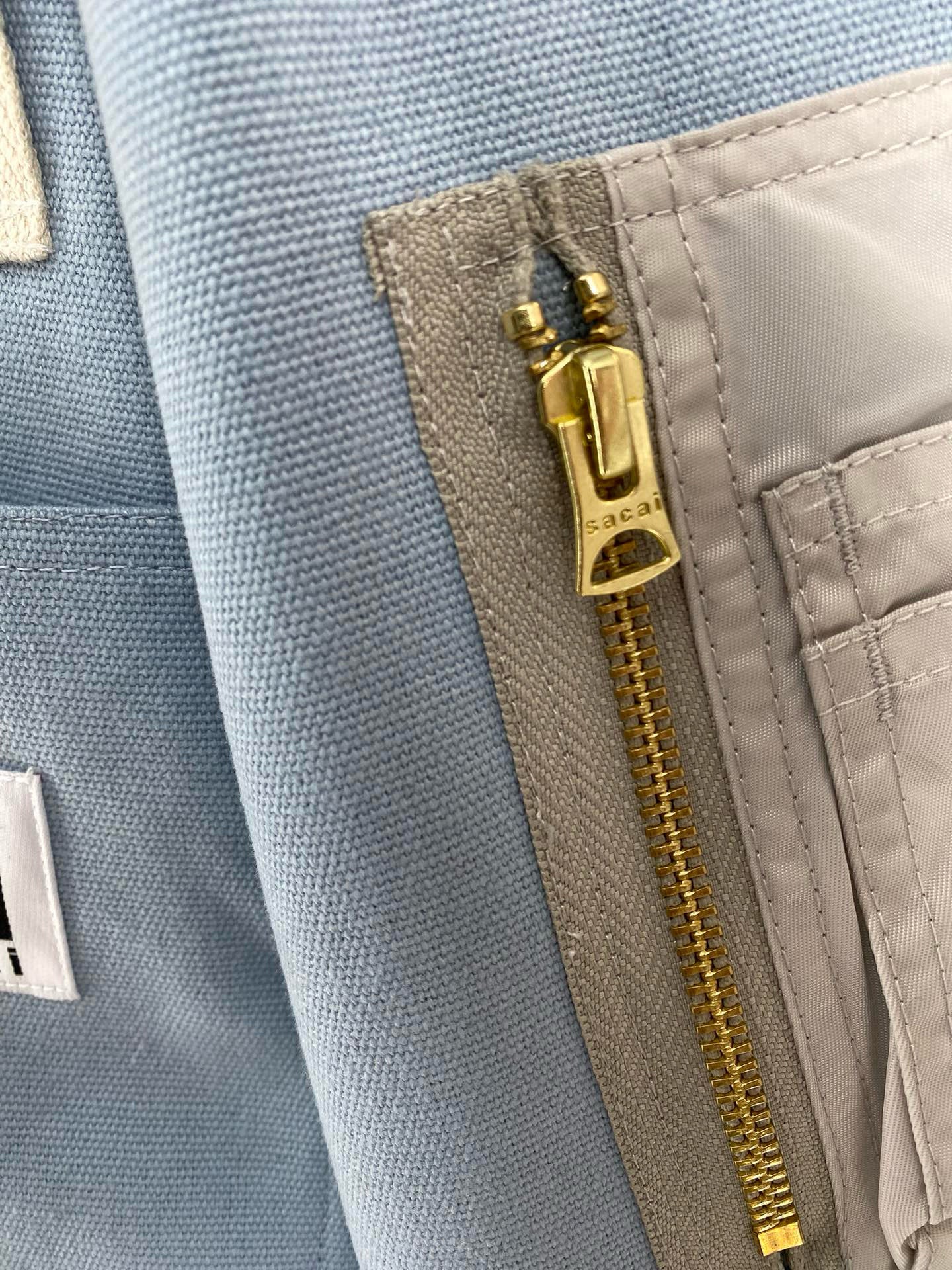 Black, Khaki and Light blue Jacket