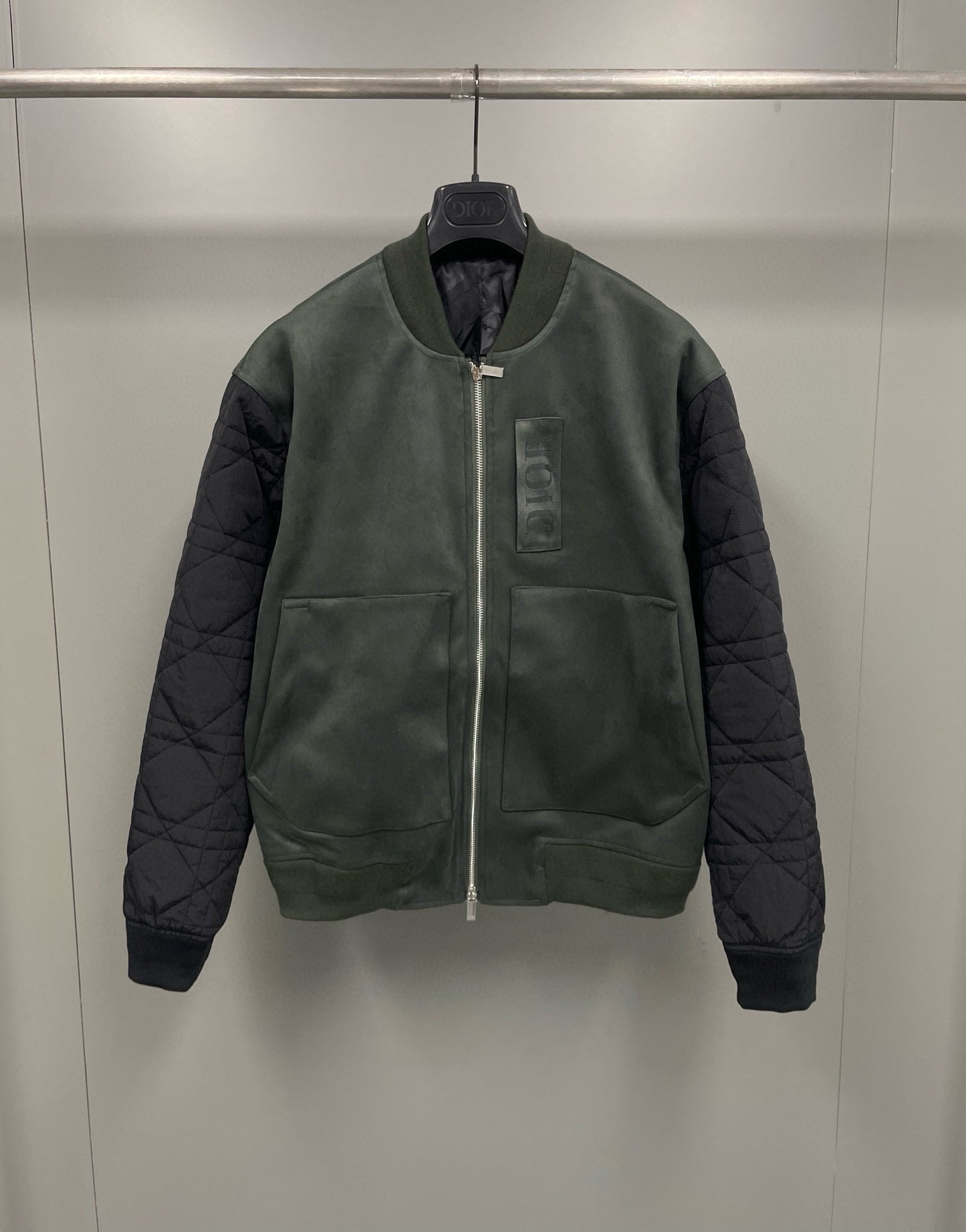 Brown and Dark green Jacket