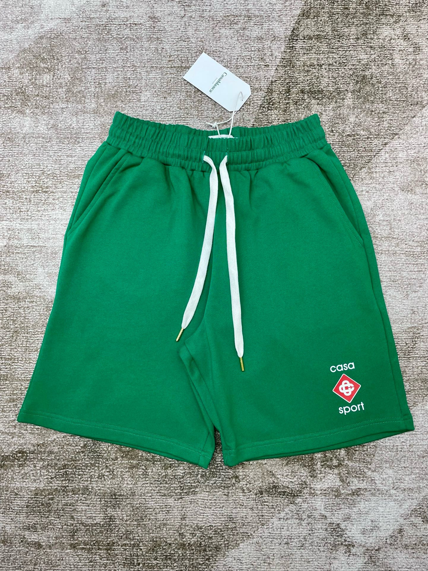 Green and Light pink Short