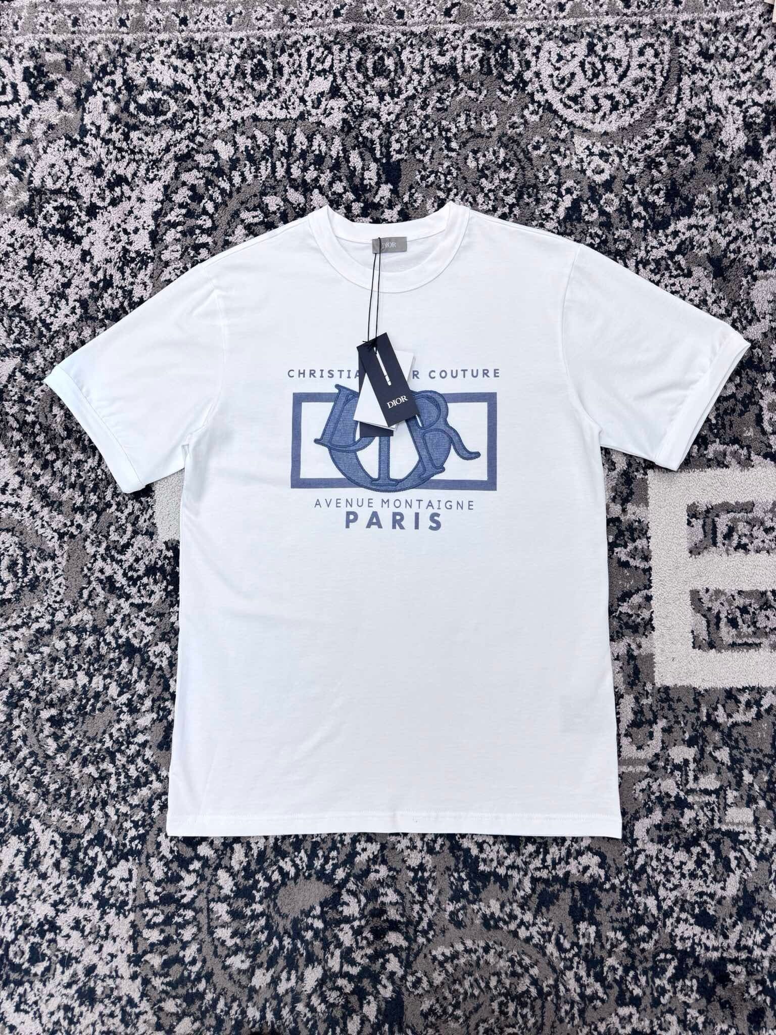 White and Sky blue T-shirt