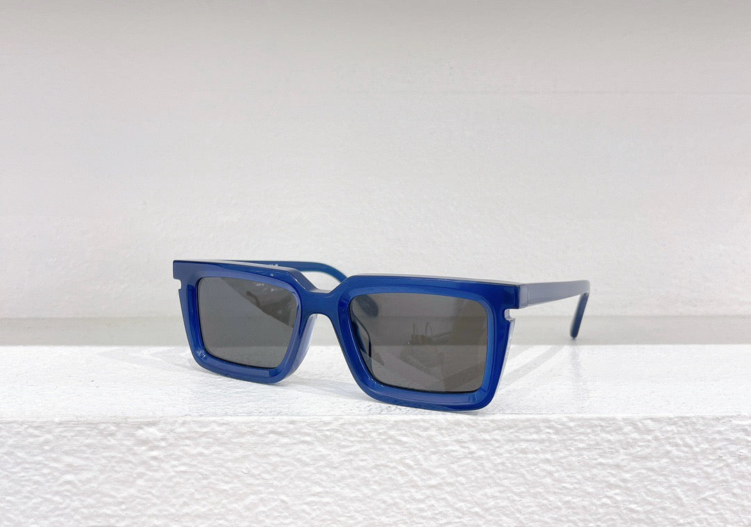 Blue,White,Orange and Black Sunglass