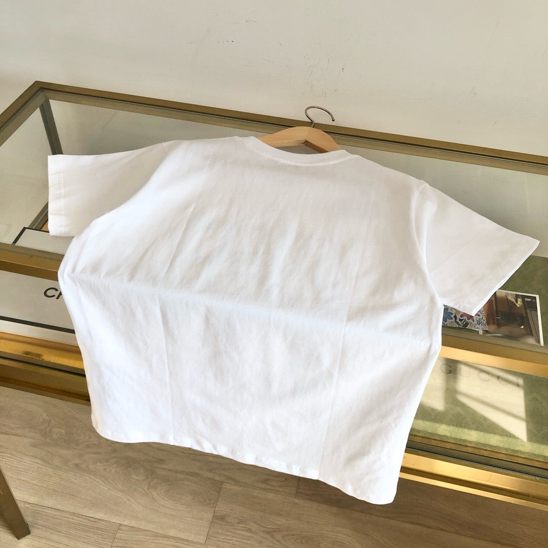 White and Khaki T-shirt