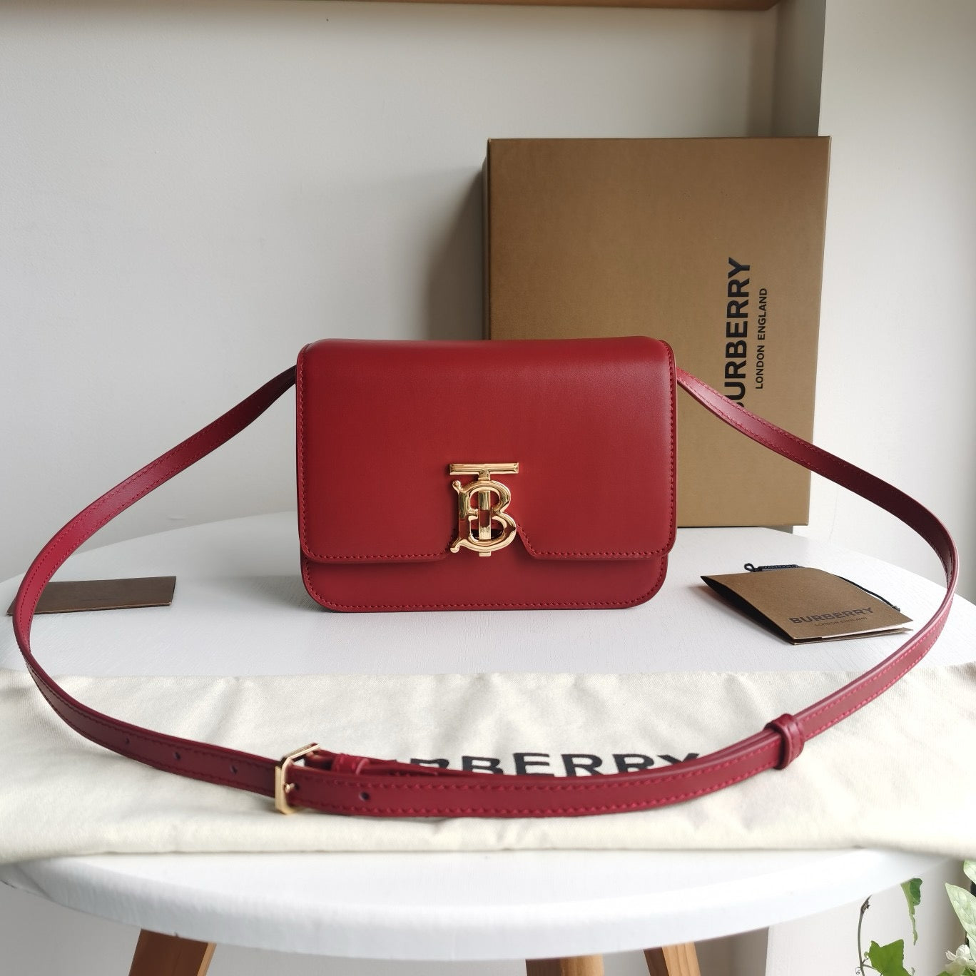 Brown,Red and Black Bag