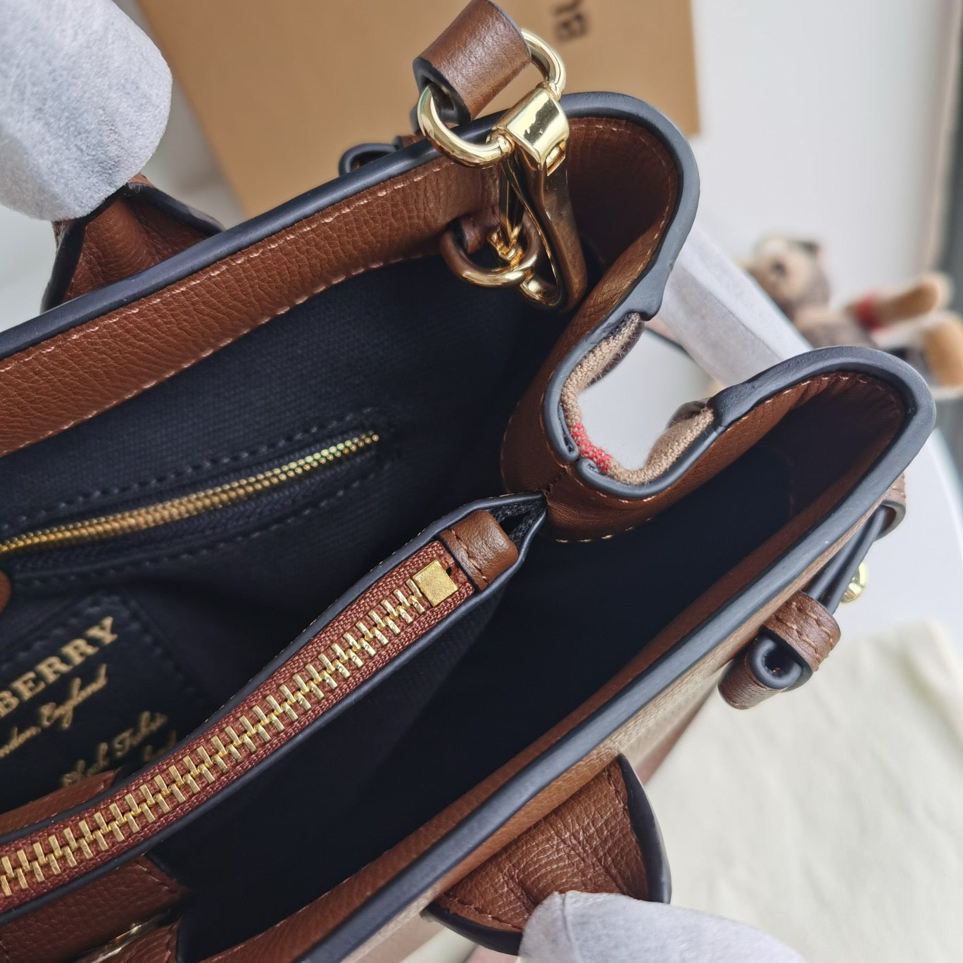 Brown,Black and Red  Bag