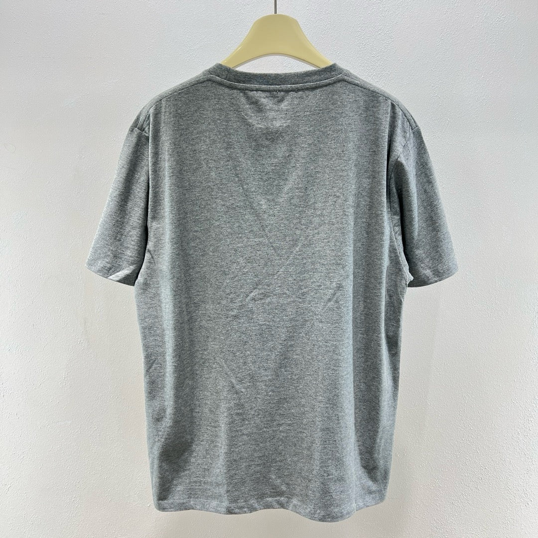 Grey,Black and White T-shirt