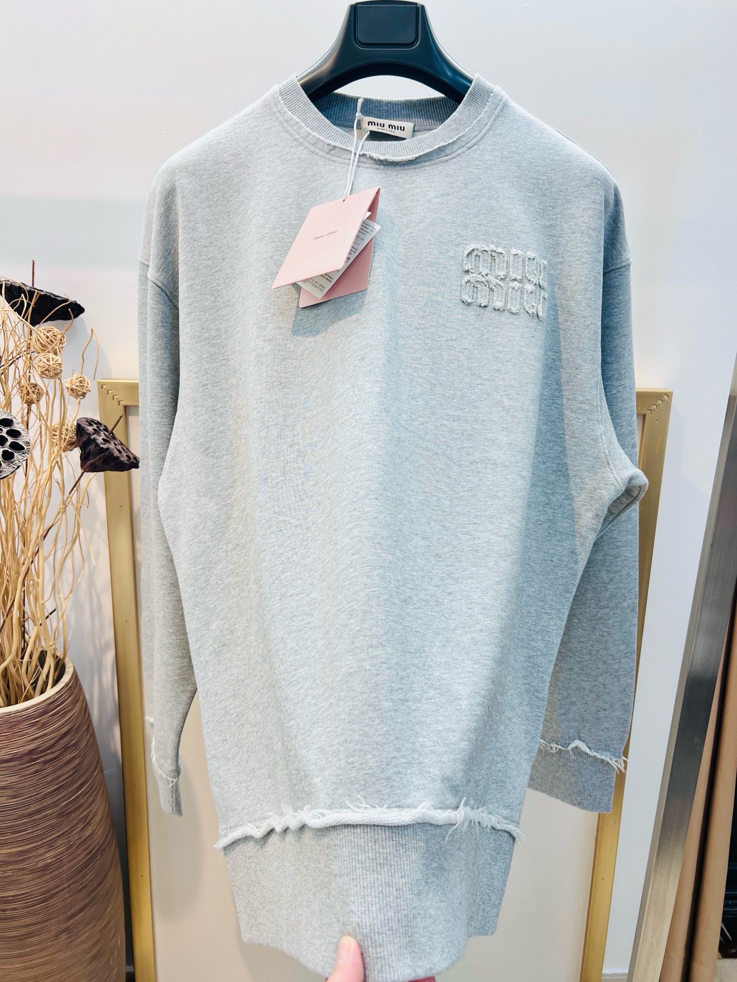 Grey,Blue and Black Sweatshirt