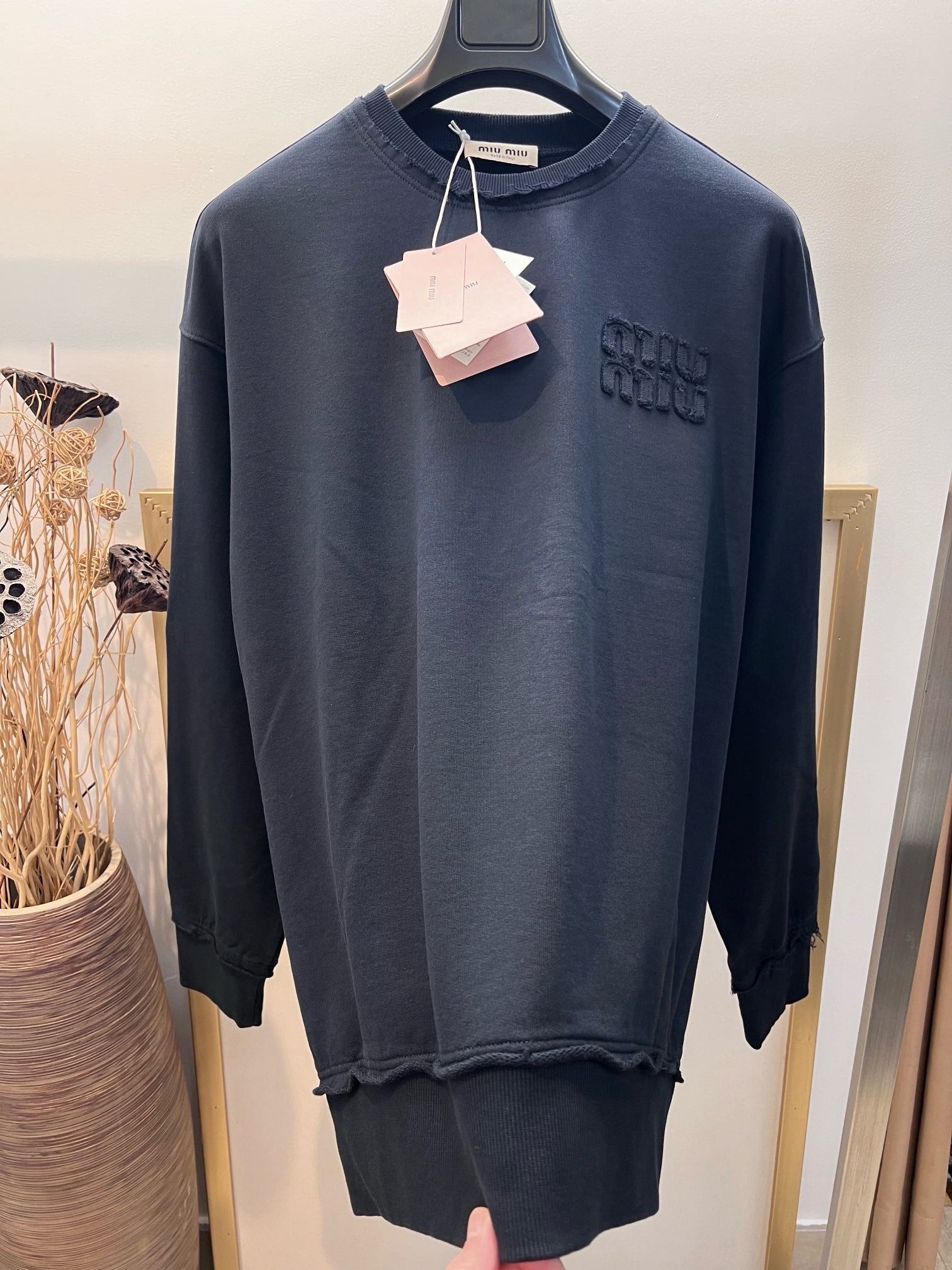 Grey,Blue and Black Sweatshirt