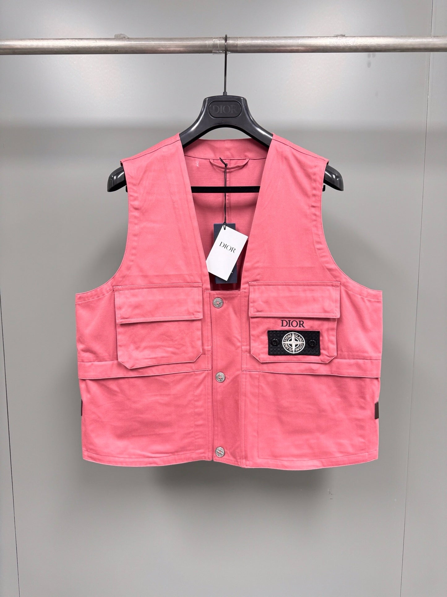 Sky blue and Pink Vest