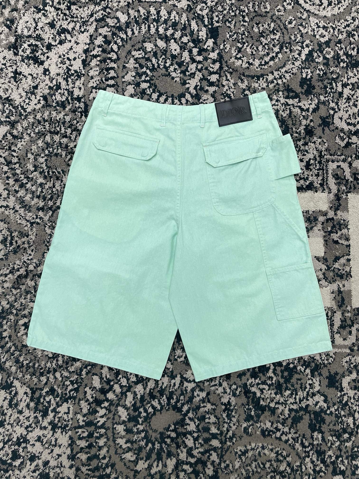 Dark black and Sky blue Short