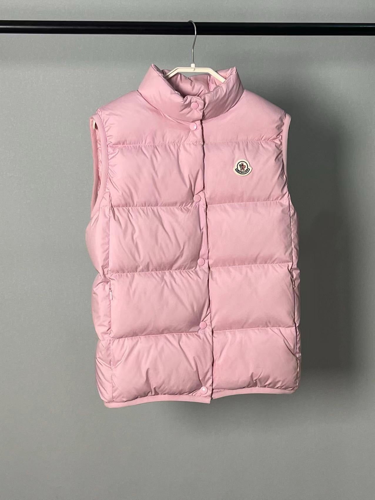 Pink, White and Black Vest