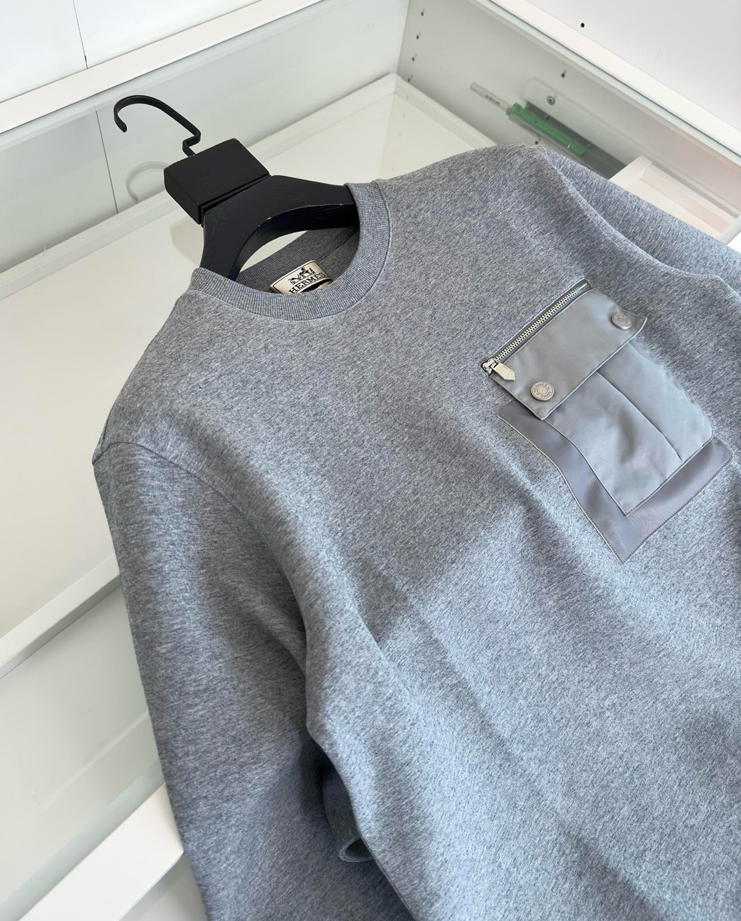 Black, Khaki and Grey Sweatshirt