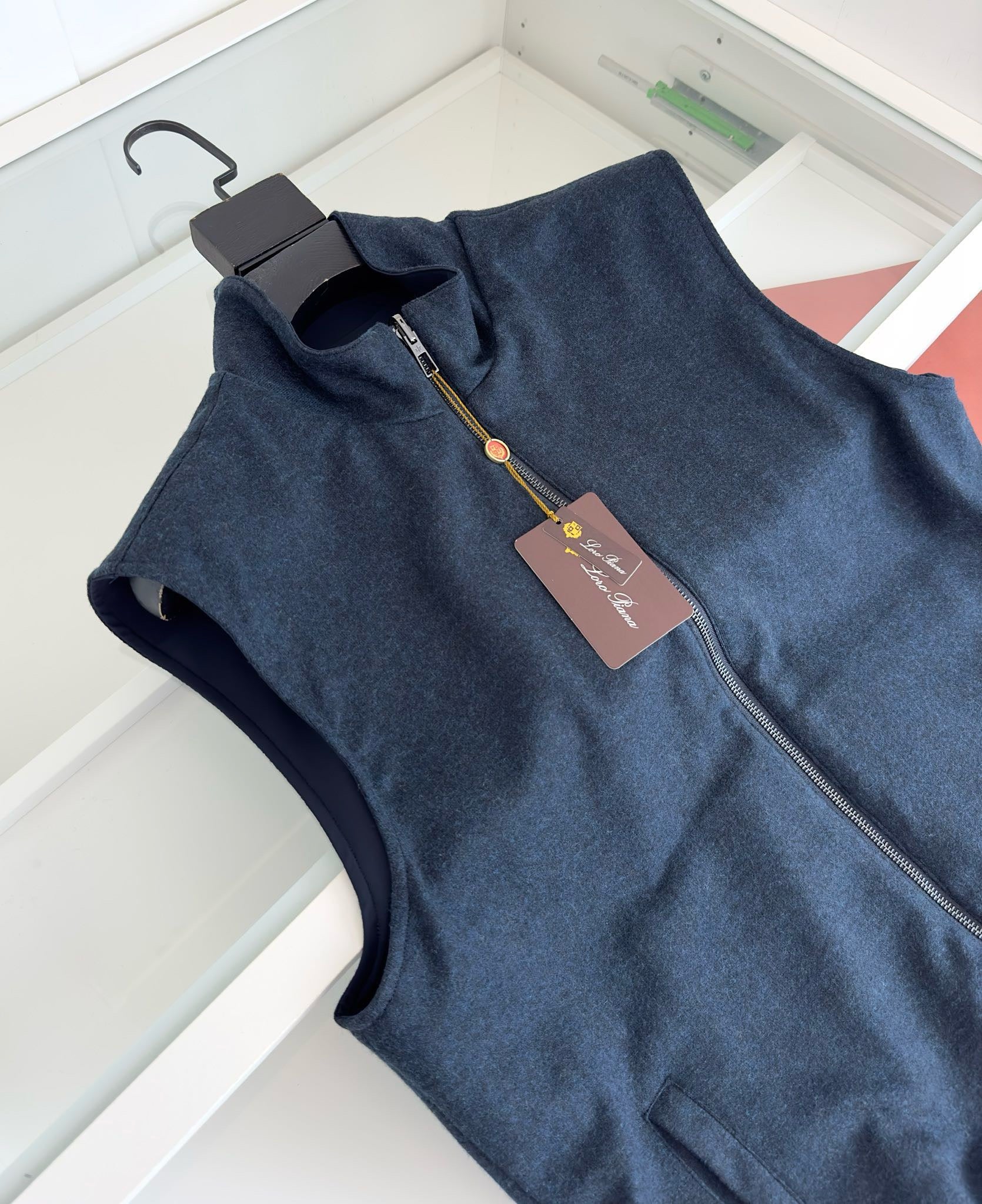 Blue and Dark blue Vest