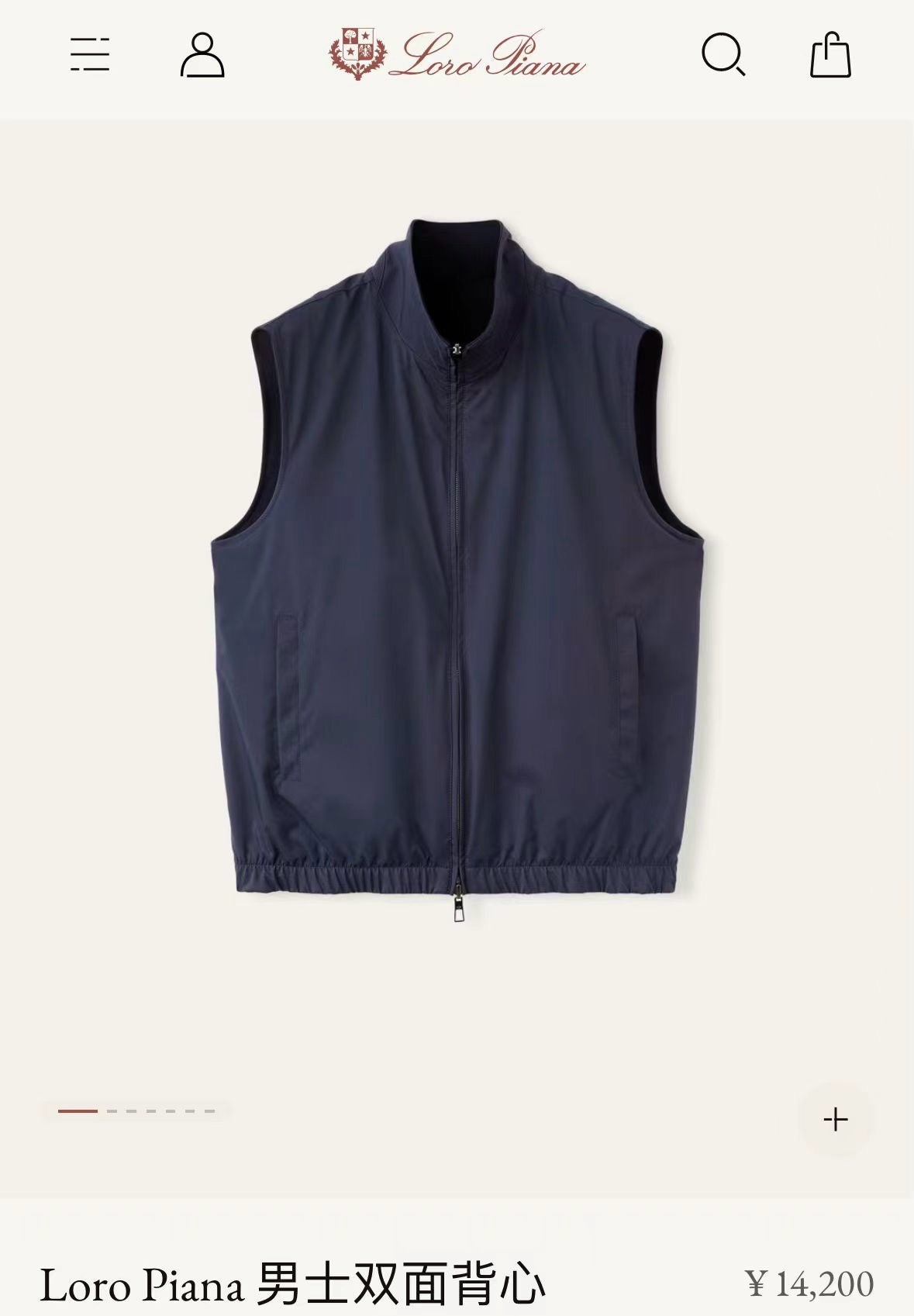 Blue and Dark blue Vest