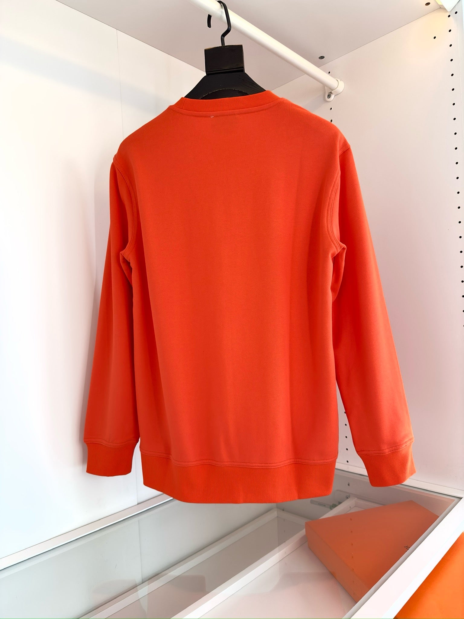 Black and Orange Sweatshirt