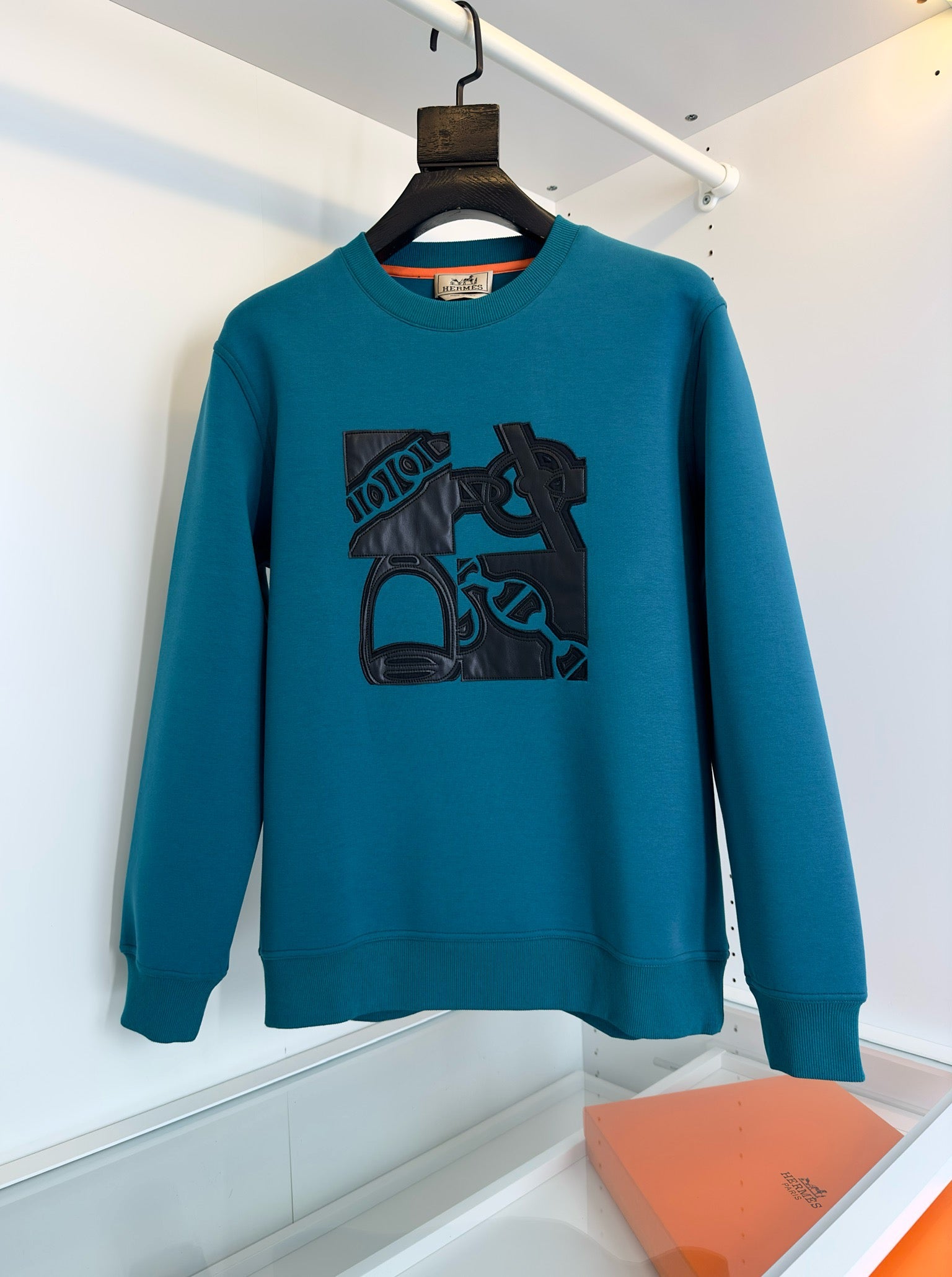 Black and Sky blue Sweatshirt