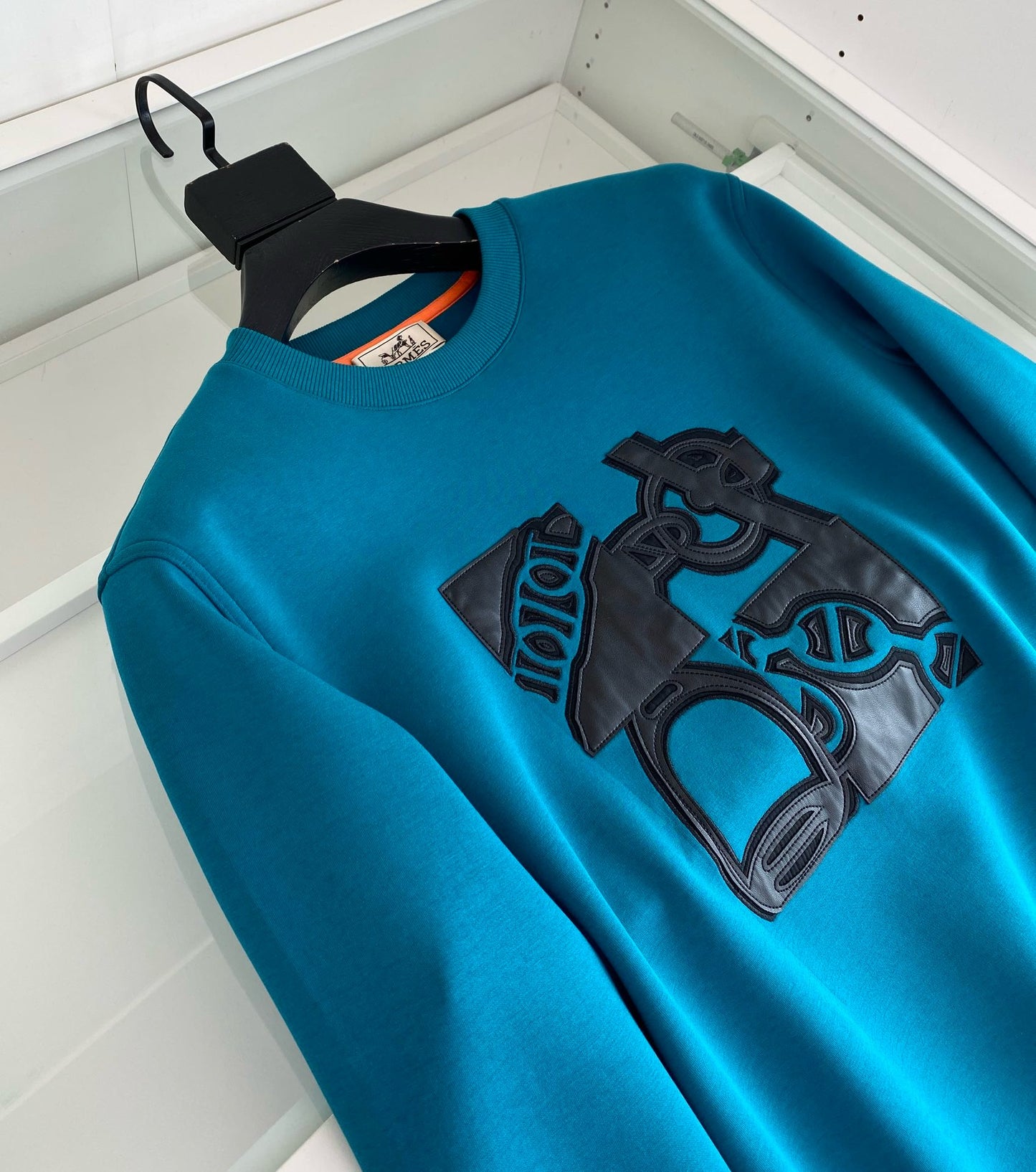 Black and Sky blue Sweatshirt