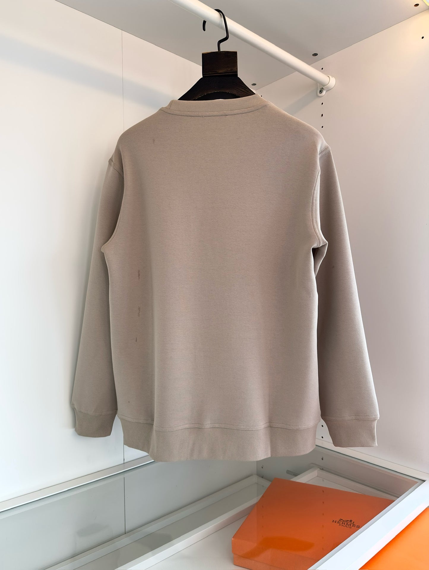 Black, Khaki and Grey Sweatshirt