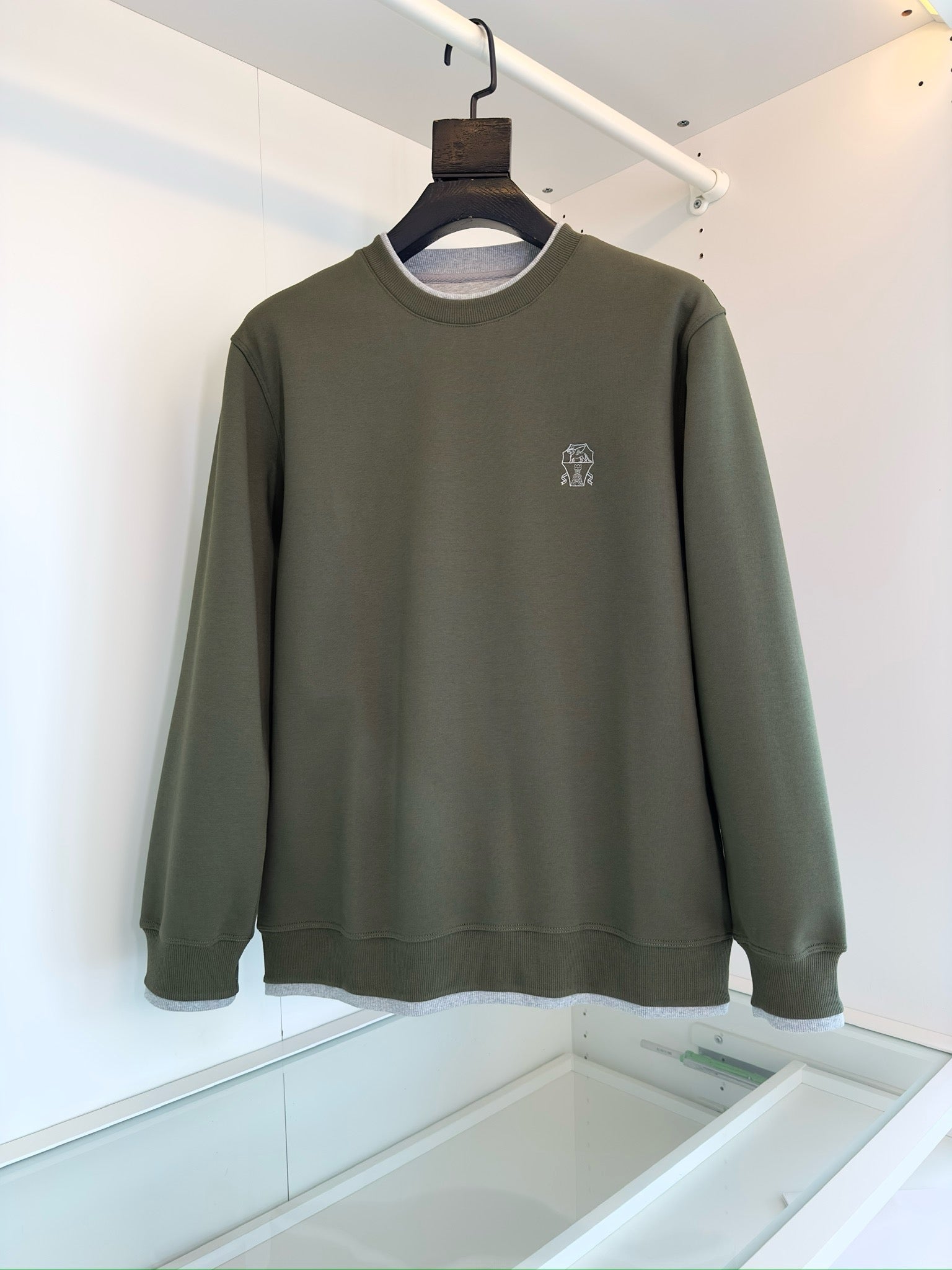 Black ansd Green Sweatshirt