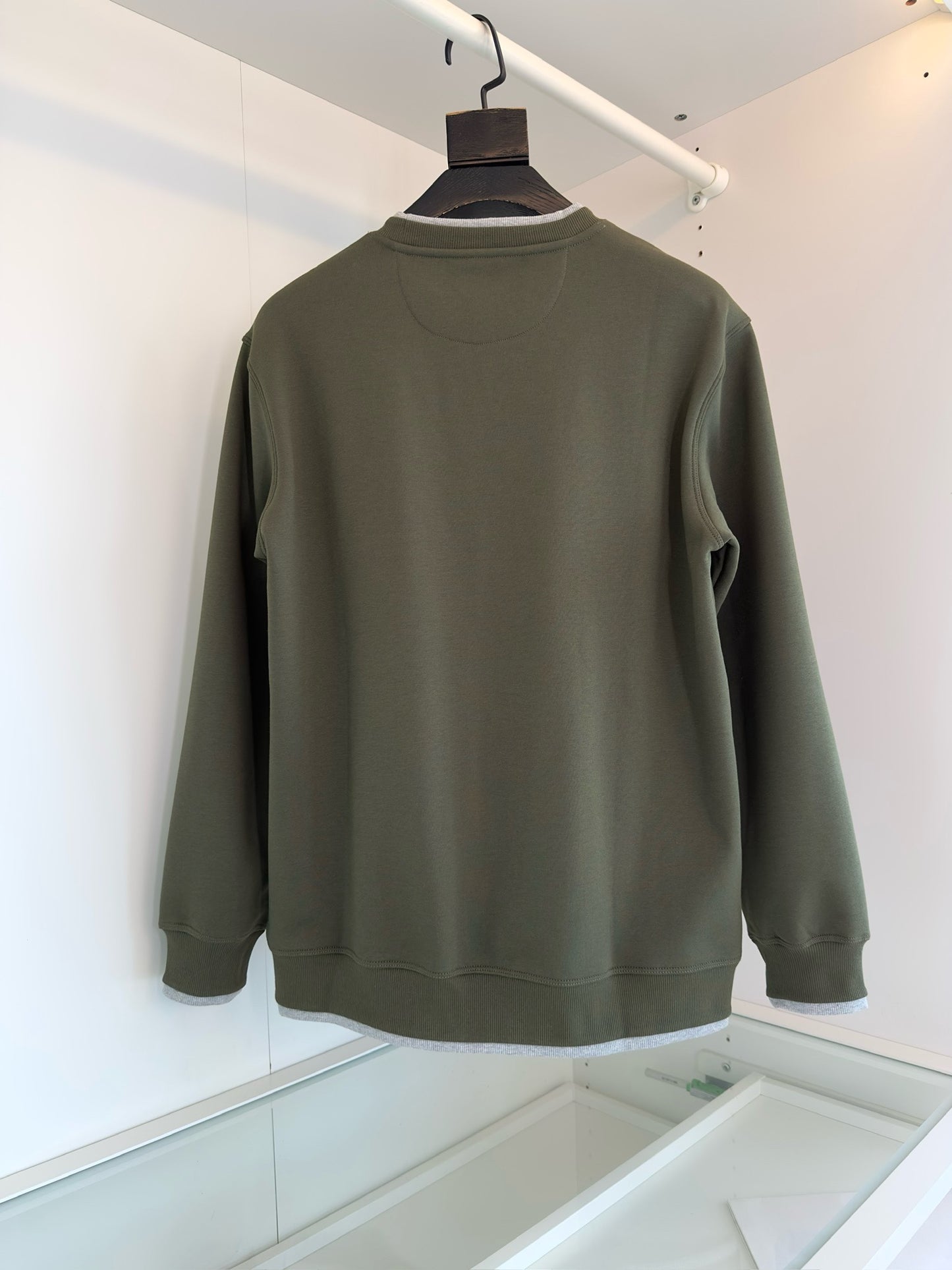 Black ansd Green Sweatshirt