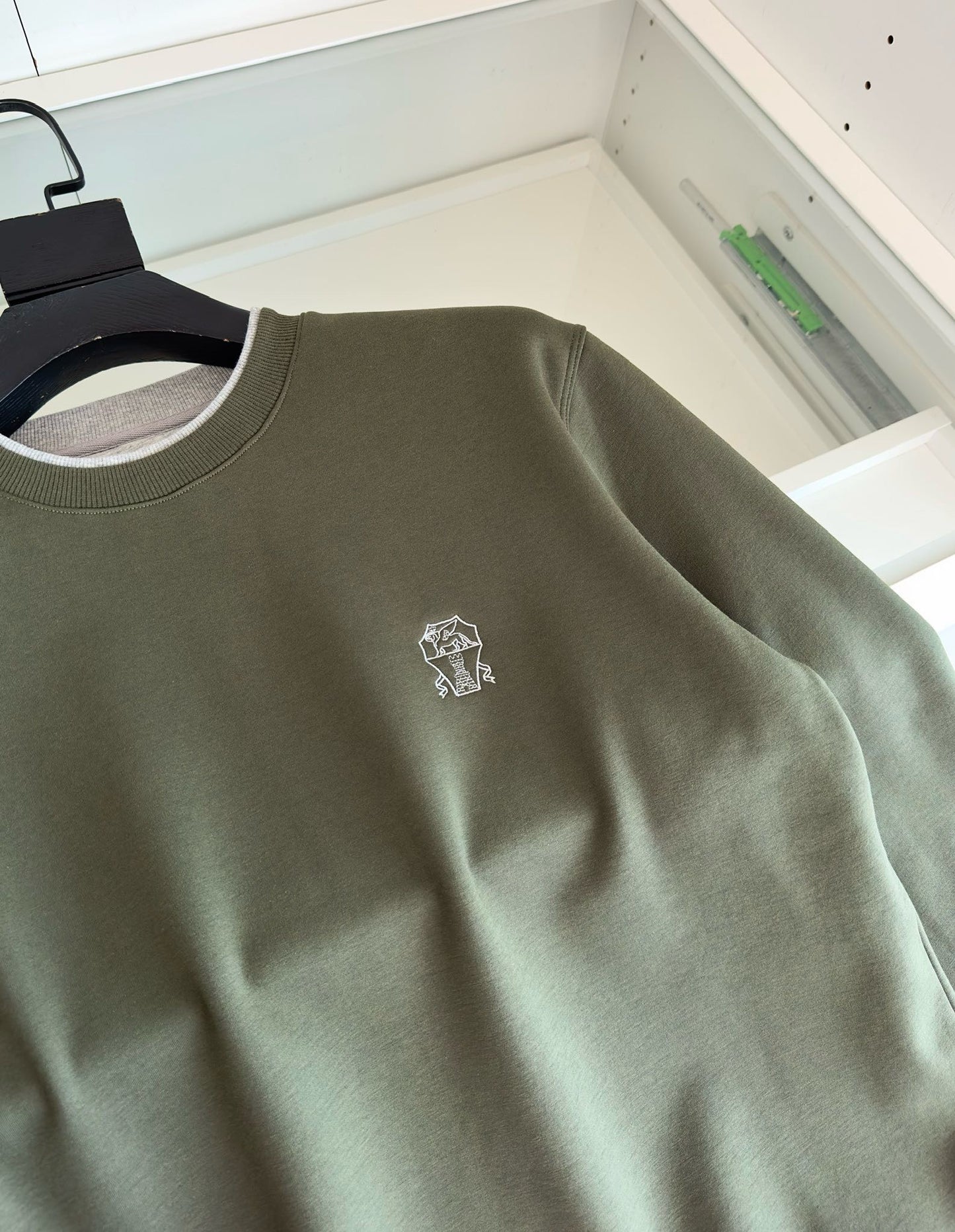 Black ansd Green Sweatshirt