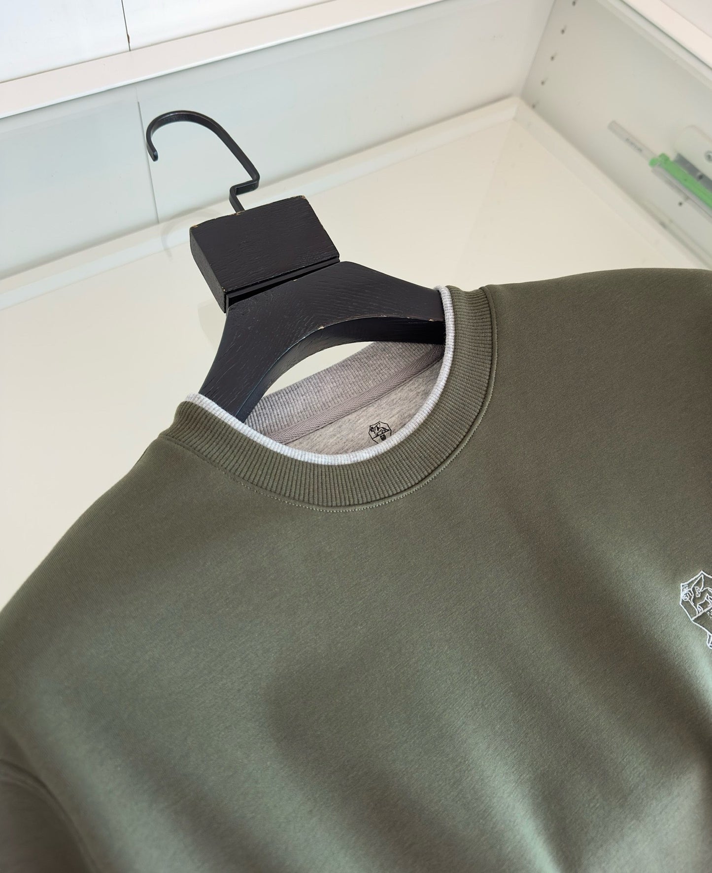 Black ansd Green Sweatshirt