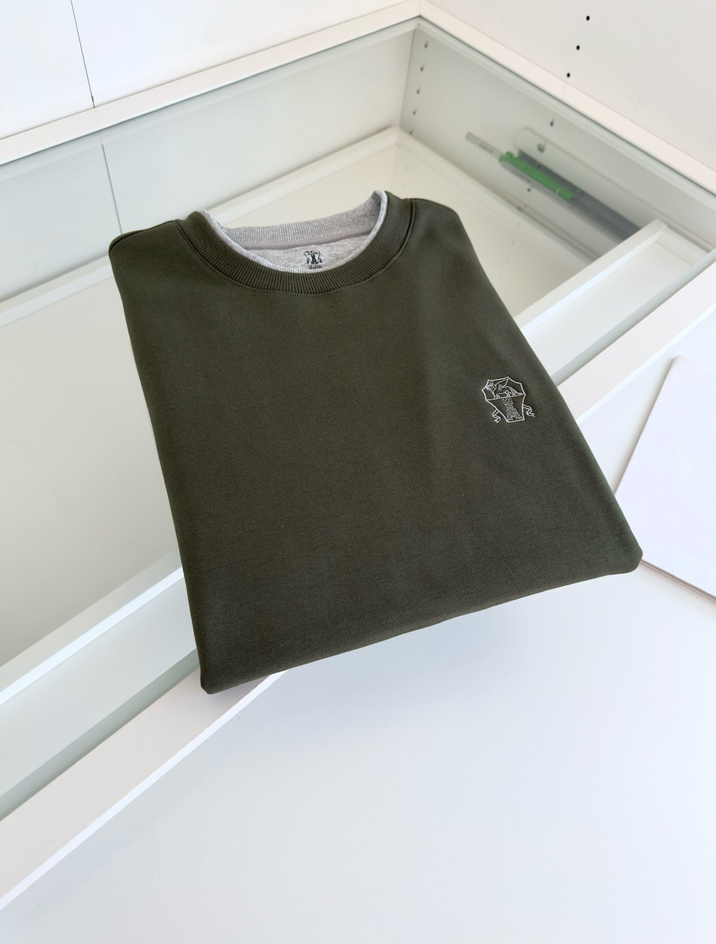 Black ansd Green Sweatshirt