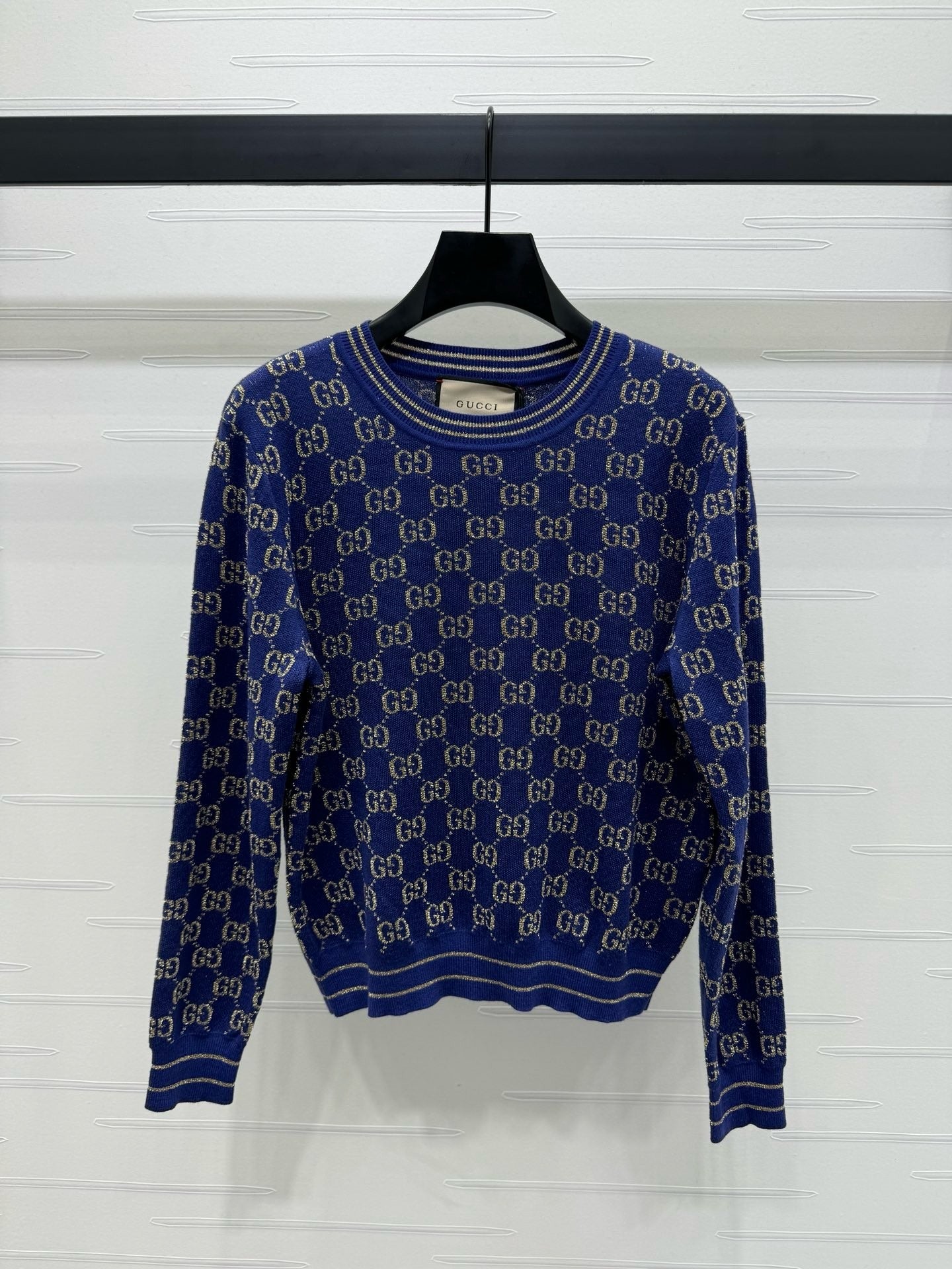 Black, White and Blue Sweatshirt