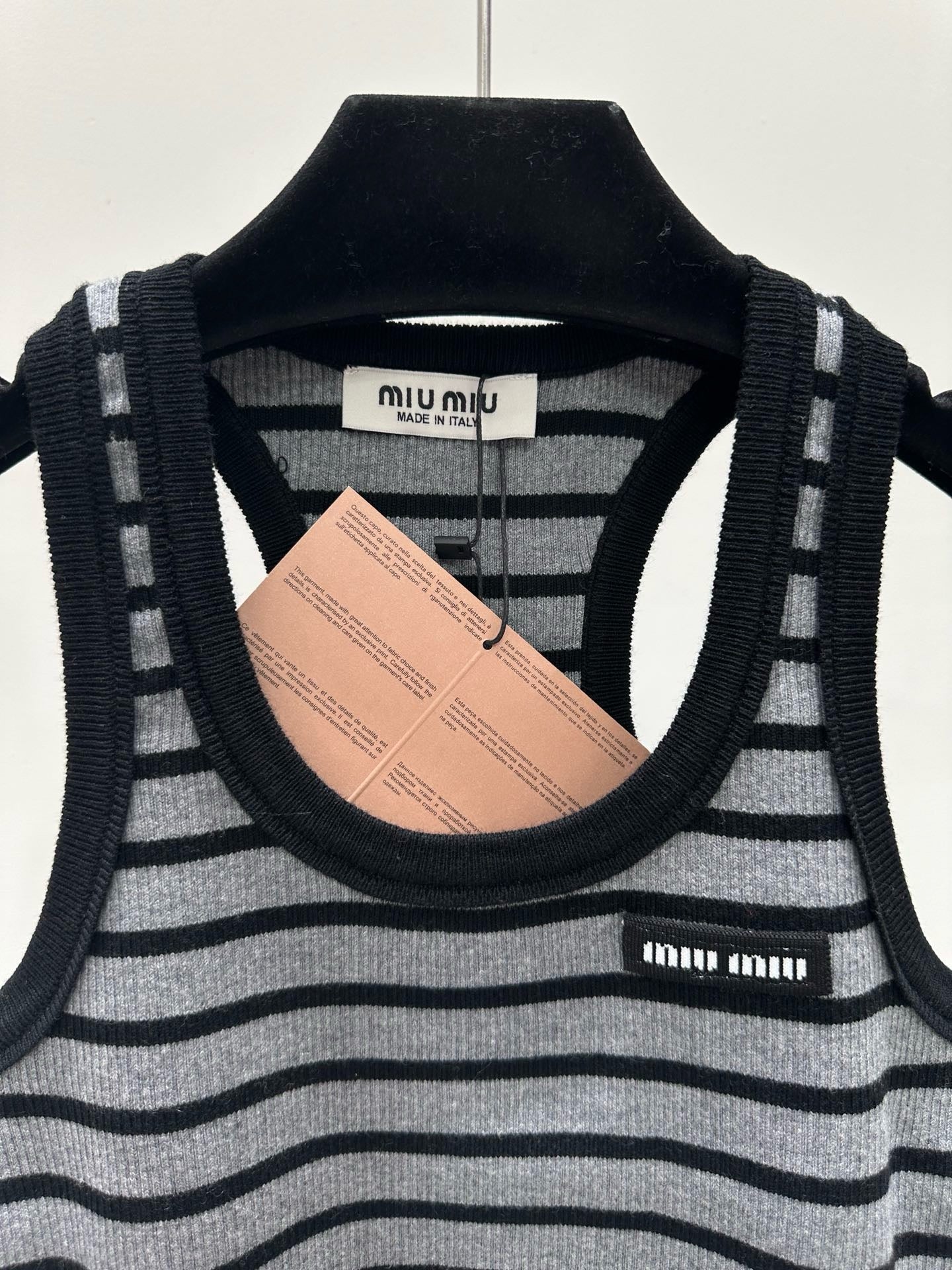 Black grey Vest