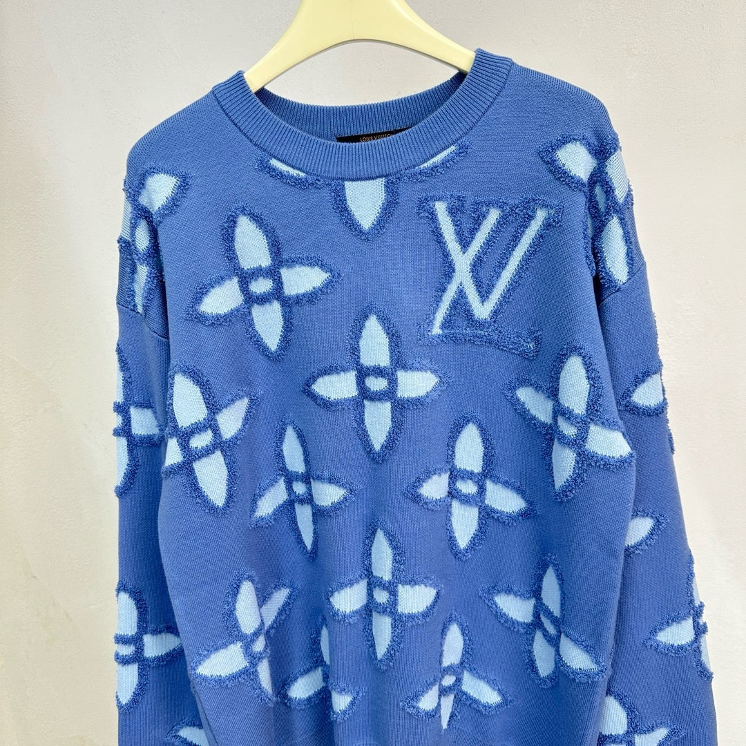 Blue white Sweatshirt