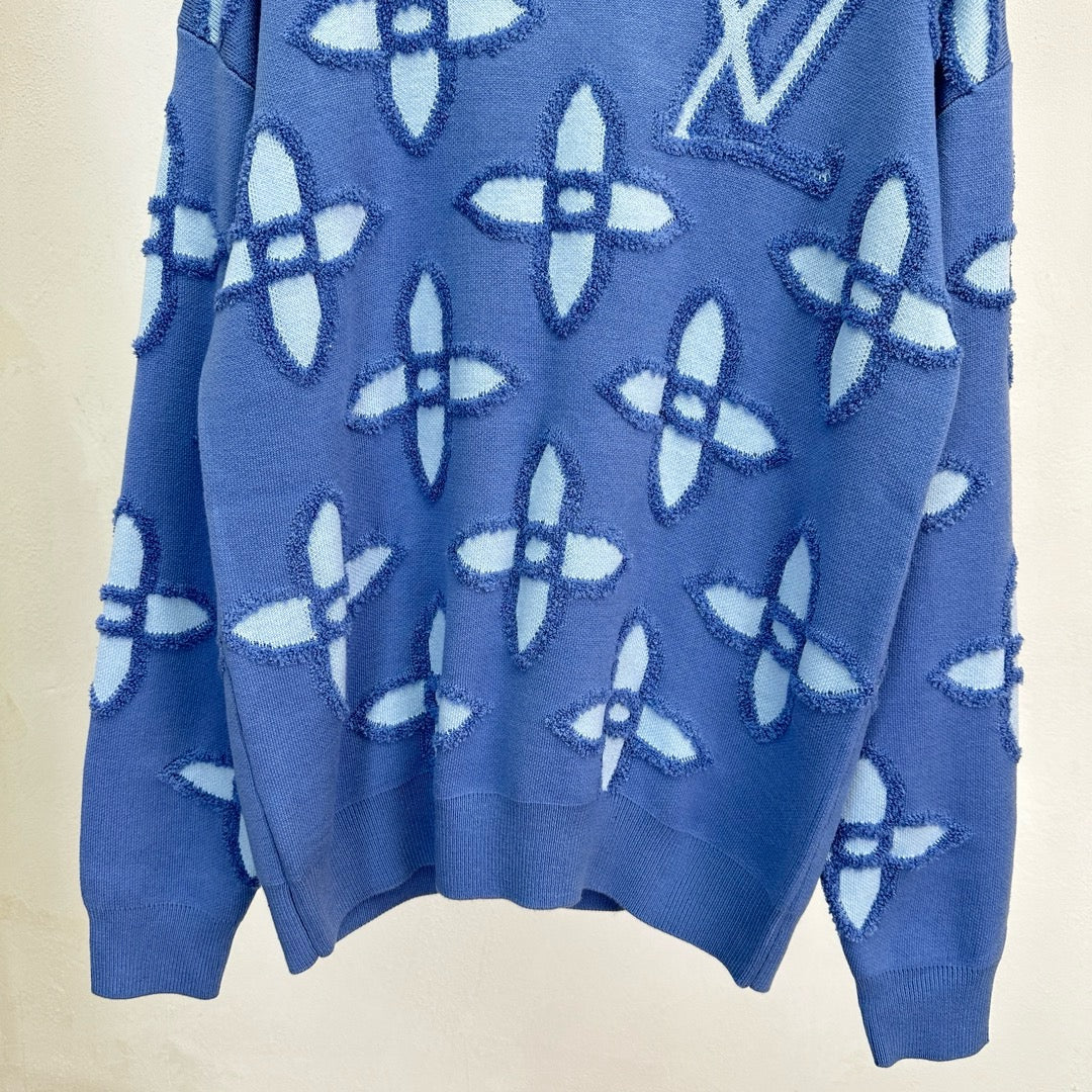 Blue white Sweatshirt