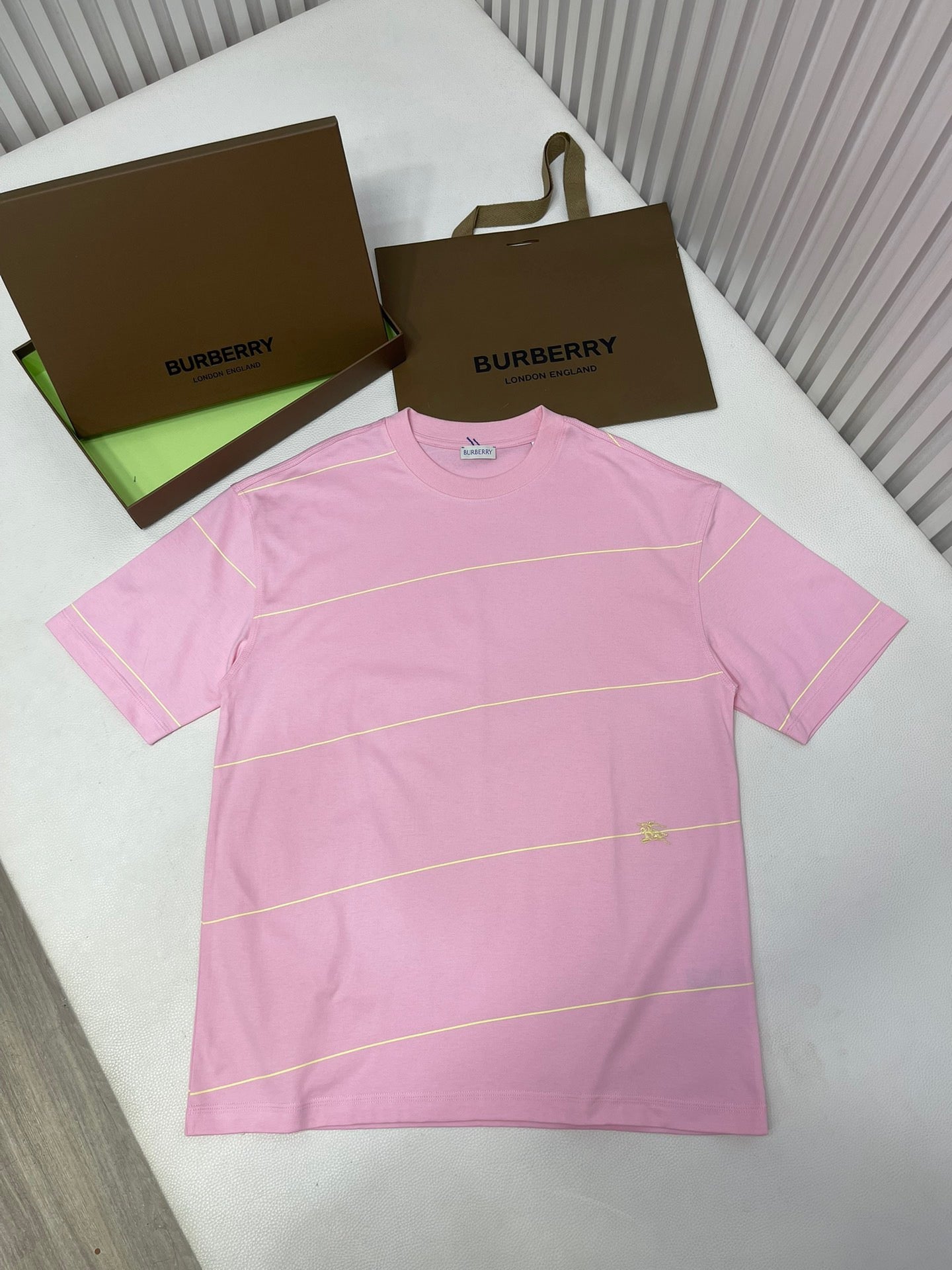 Black,White,Green and Pink T-shirt