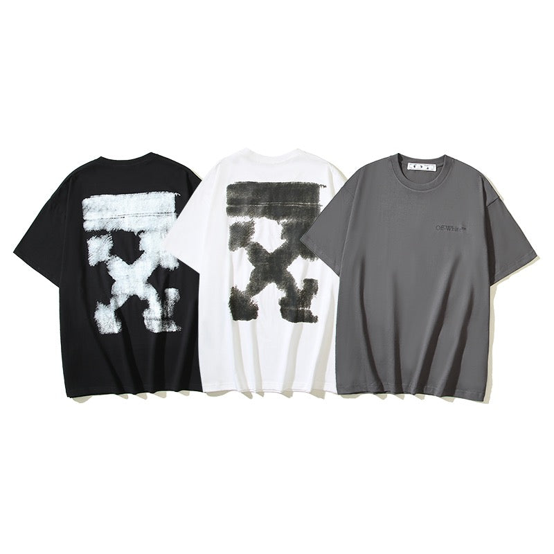 Dark black,Black and White T-shirt