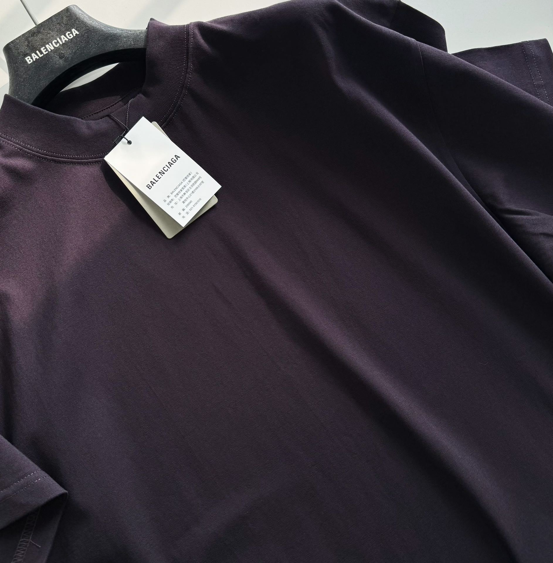 Black purple and White T-shirt