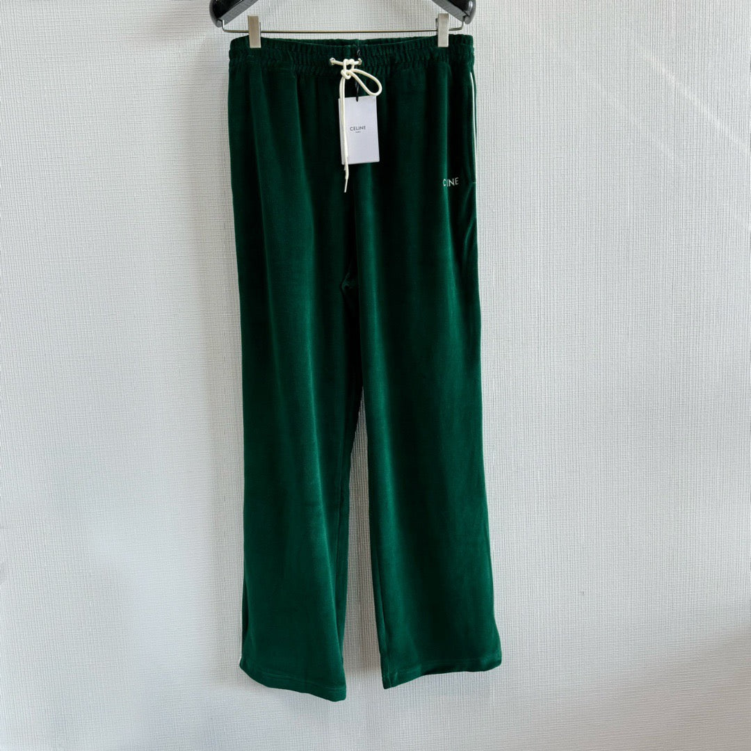 Black and Green Pant