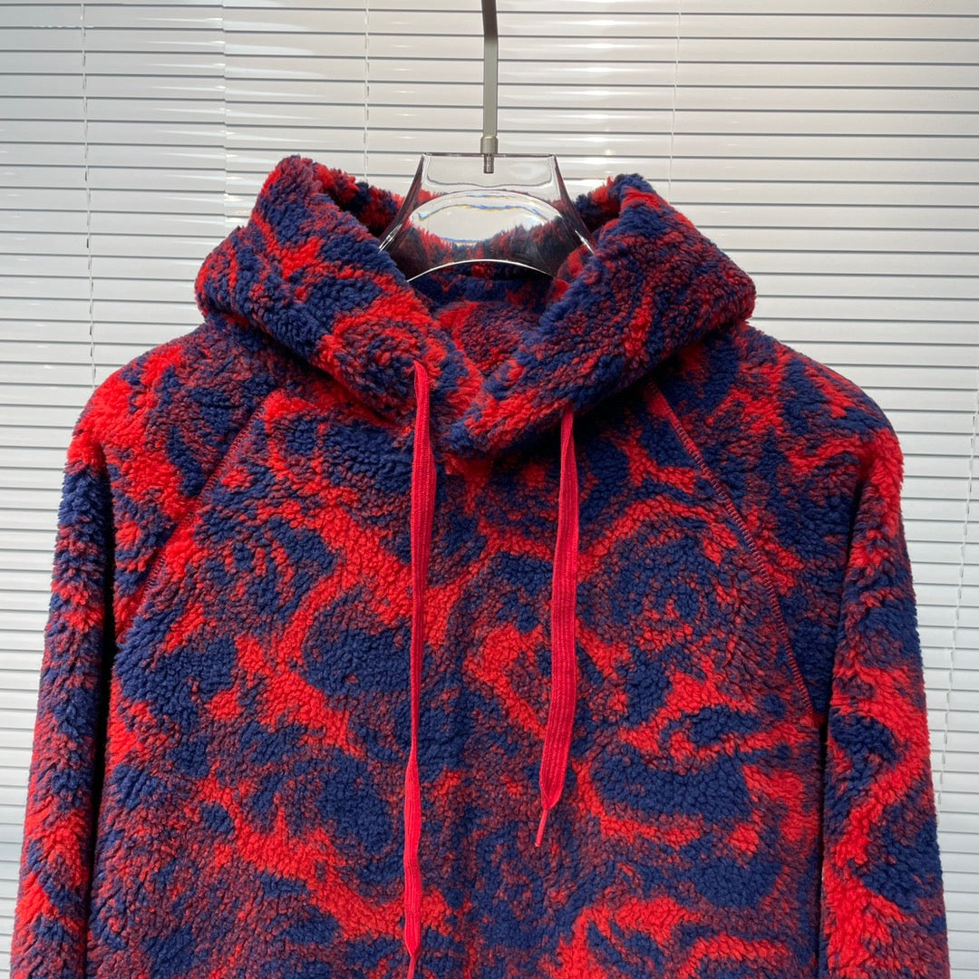 Red and Blue Hoodie