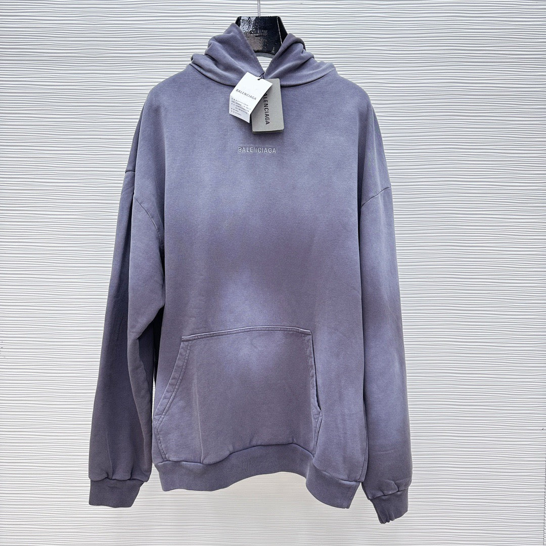 Blue grey Hoodie