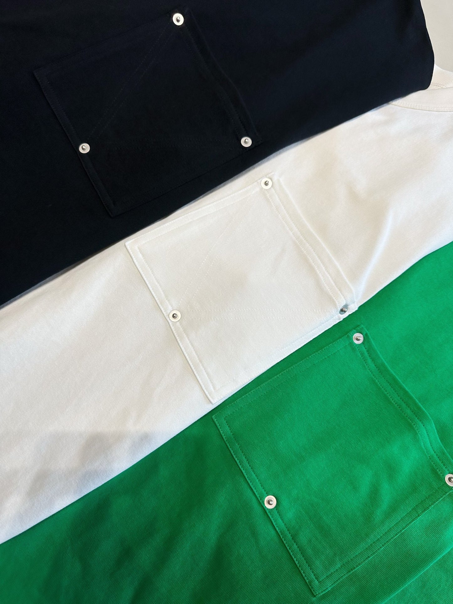 Black,White and Green  T-shirt