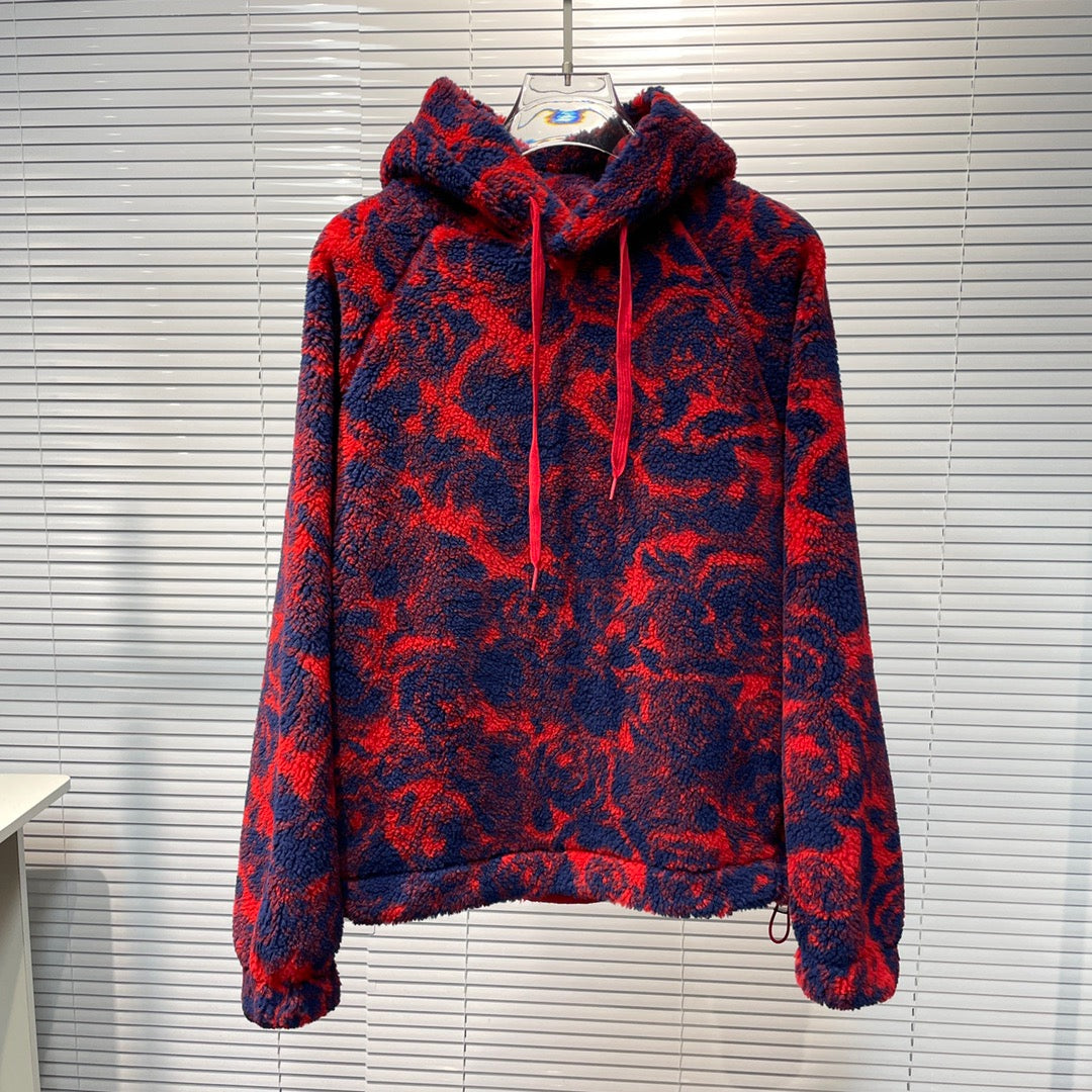 Red and Blue Hoodie