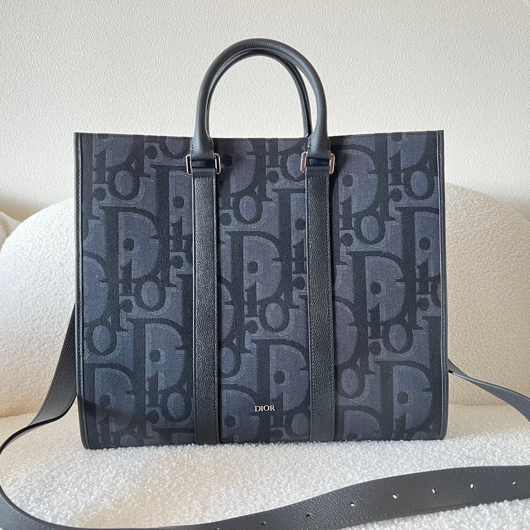 Blue and Black grey Bag
