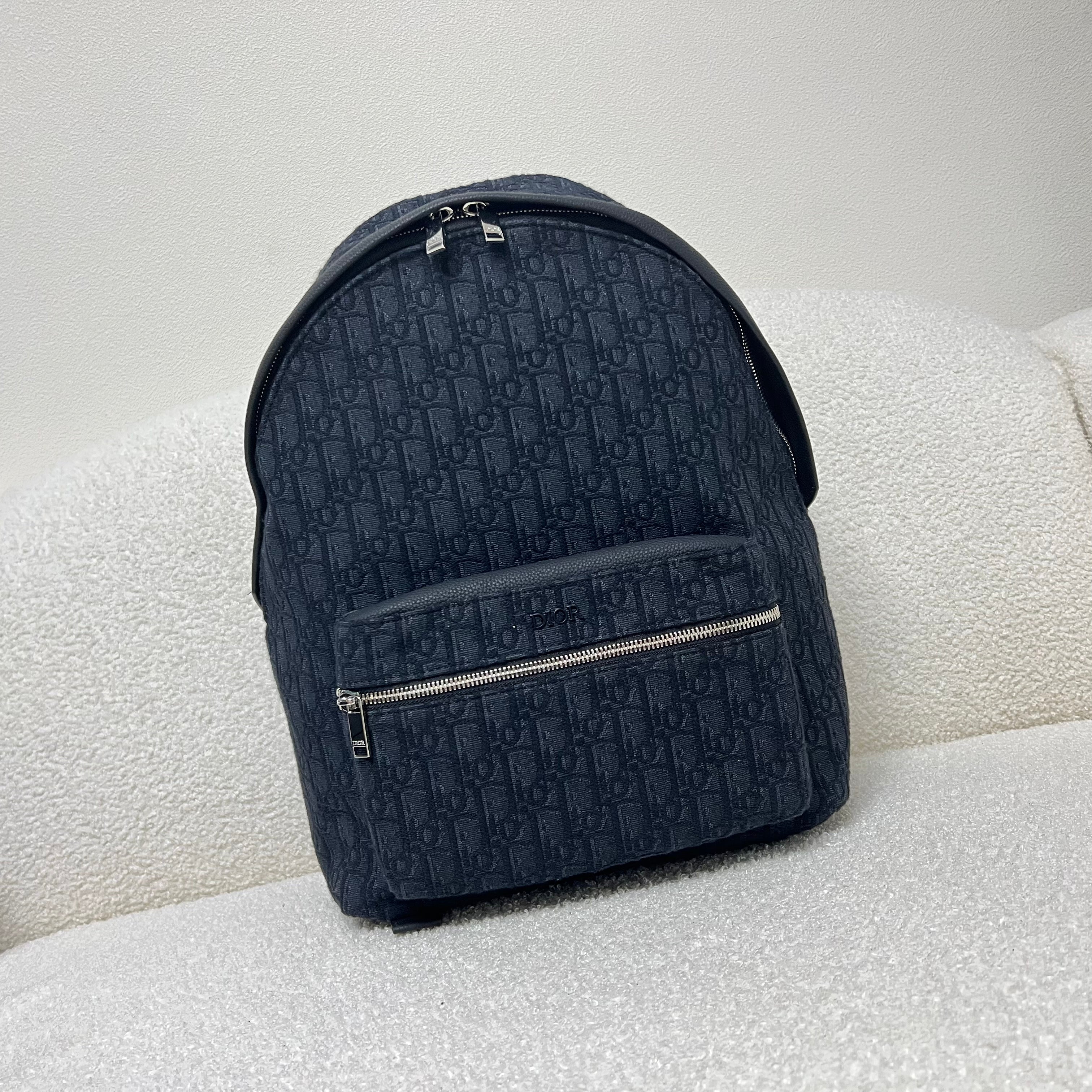 Blue and Black grey Bag